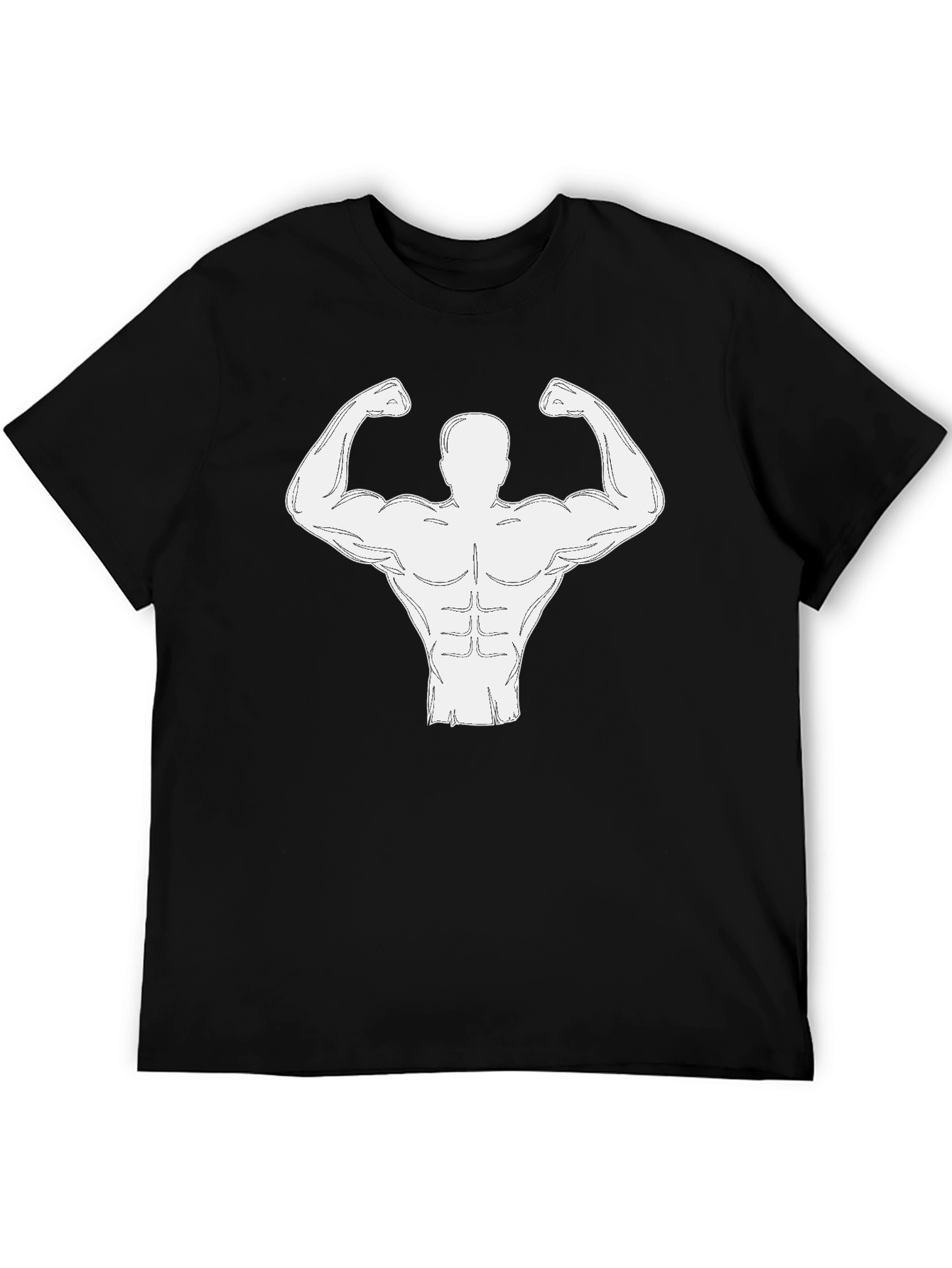 Muscle Man Tee - Bodybuilder Graphic T-Shirt