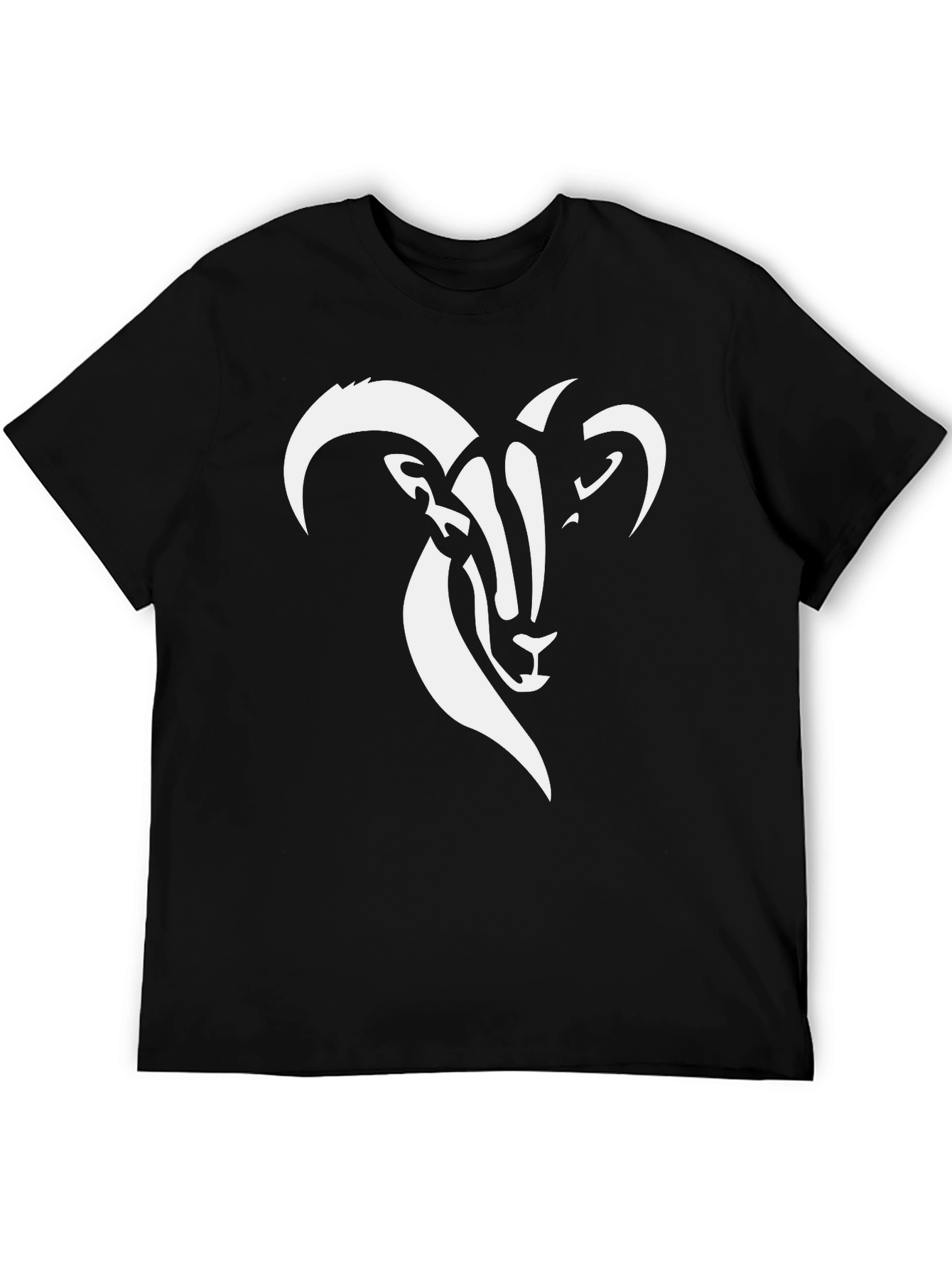 Ram Graphic T-Shirt - Bold Black Tee