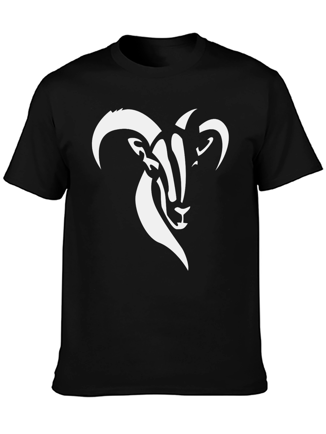 Ram Graphic T-Shirt - Bold Black Tee