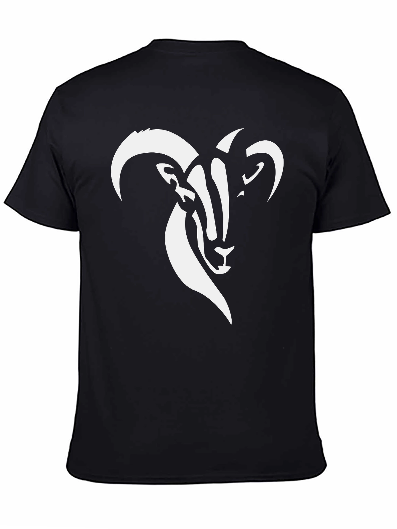 Ram Graphic T-Shirt - Bold Black Tee
