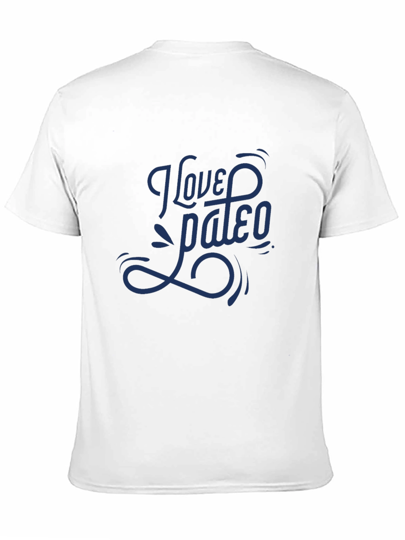 I Love Paleo Graphic Tee - Black Casual T-Shirt