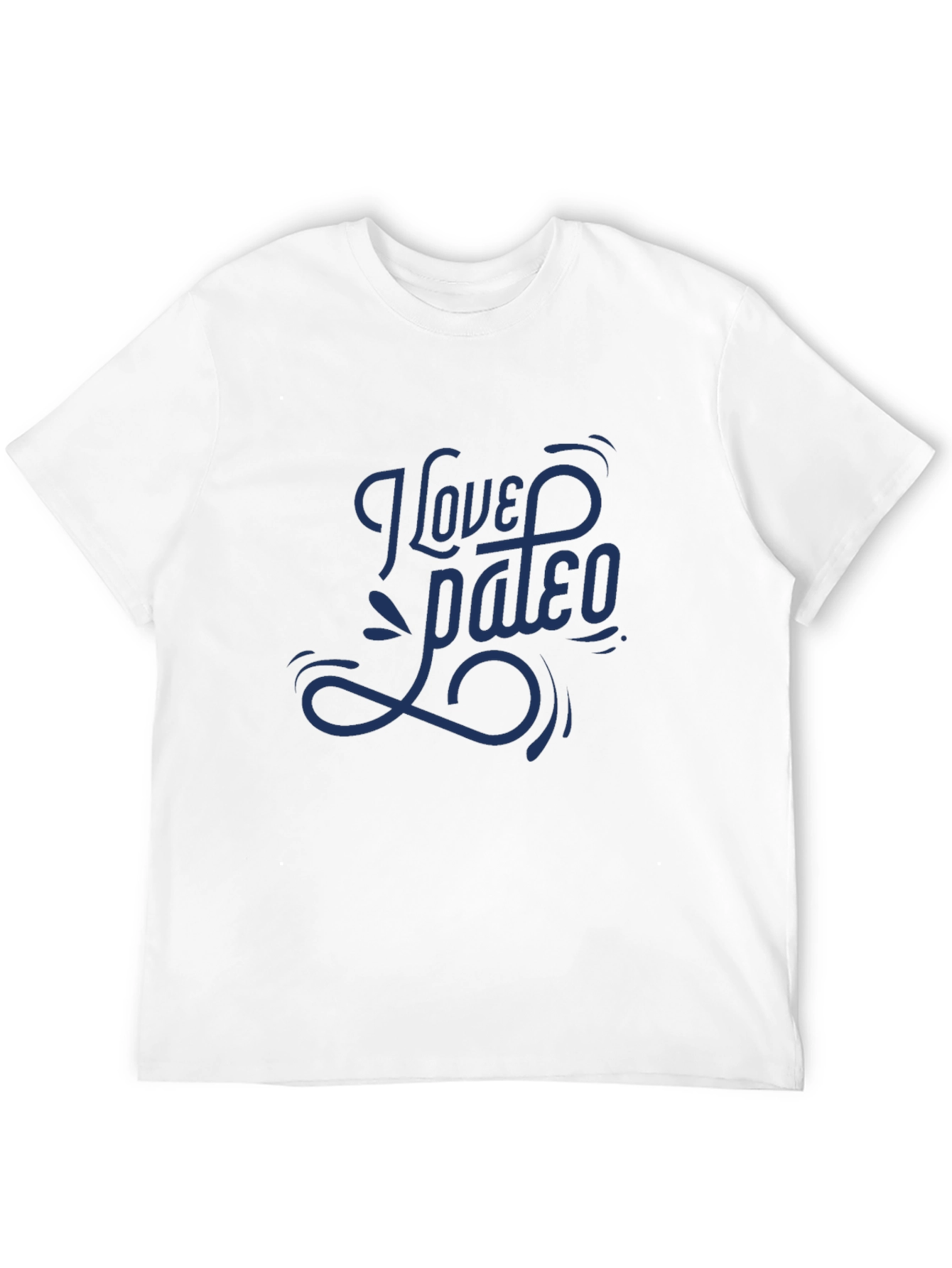 I Love Paleo Graphic Tee - Black Casual T-Shirt