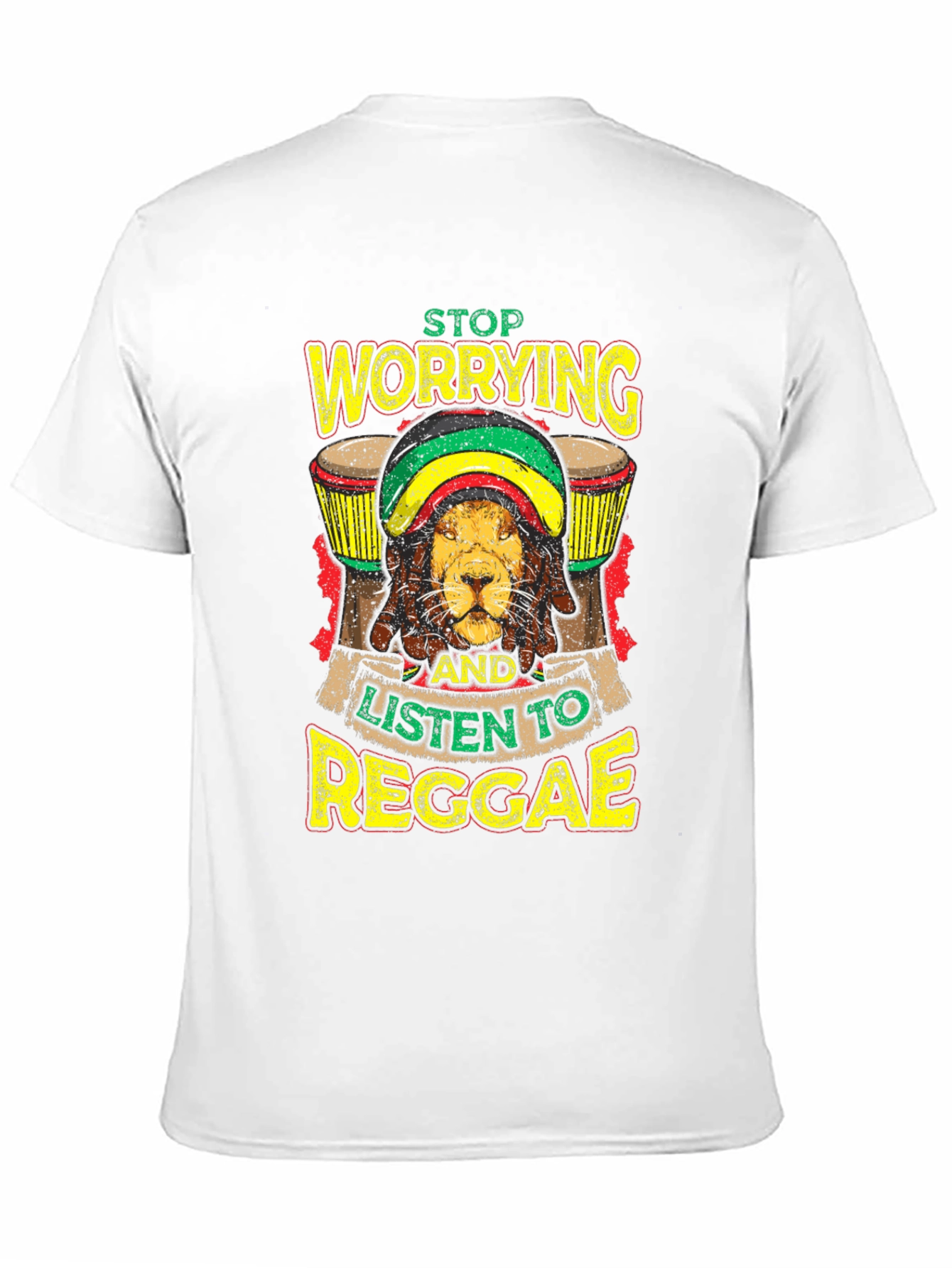 Reggae Lion Graphic Tee - Black