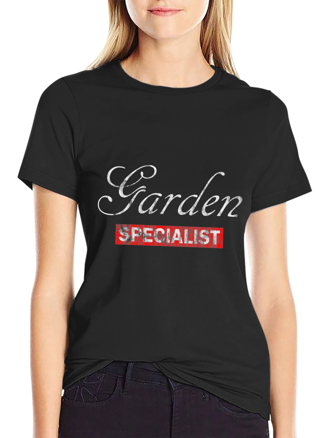 Garden Specialist T-Shirt - Black Graphic Tee