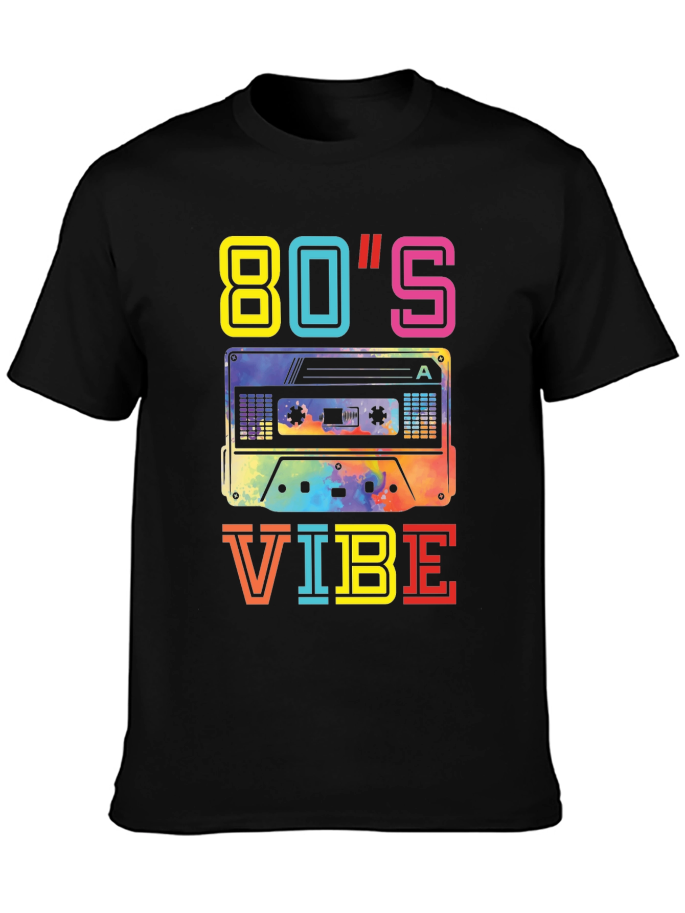 80s Vibe Cassette Tape Graphic T-Shirt