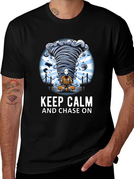 Keep Calm & Chase On Tornado T-Shirt