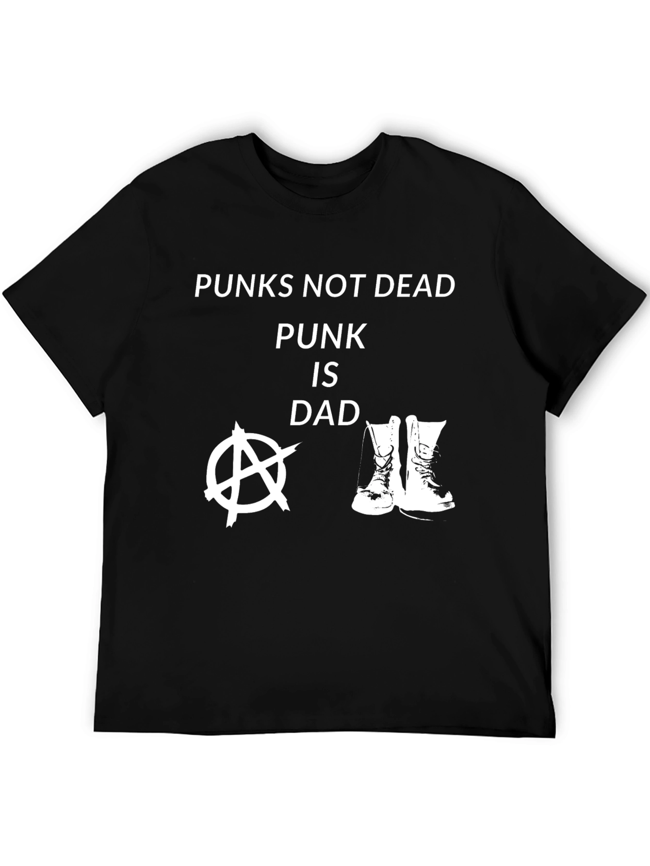 Punks Not Dead Dad Graphic Tee