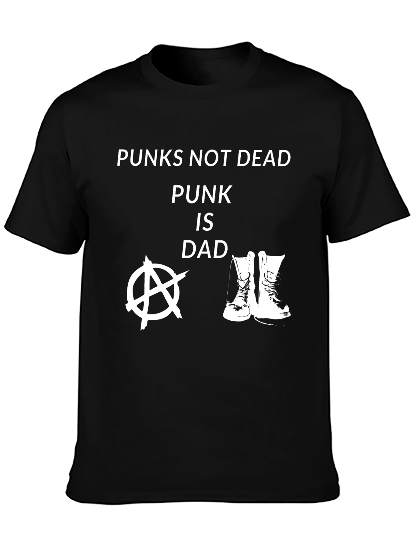 Punks Not Dead Dad Graphic Tee