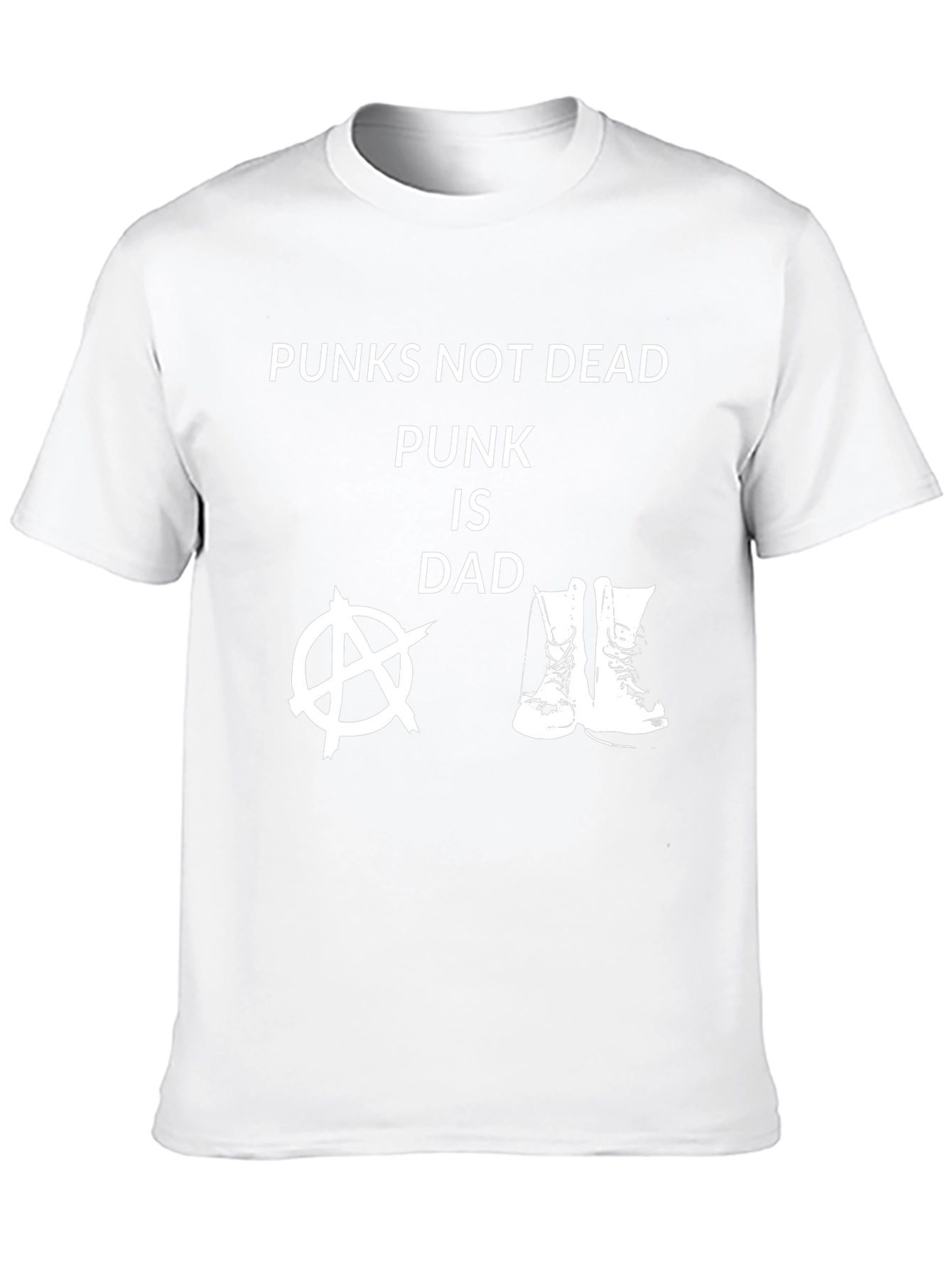 Punks Not Dead Dad Graphic Tee