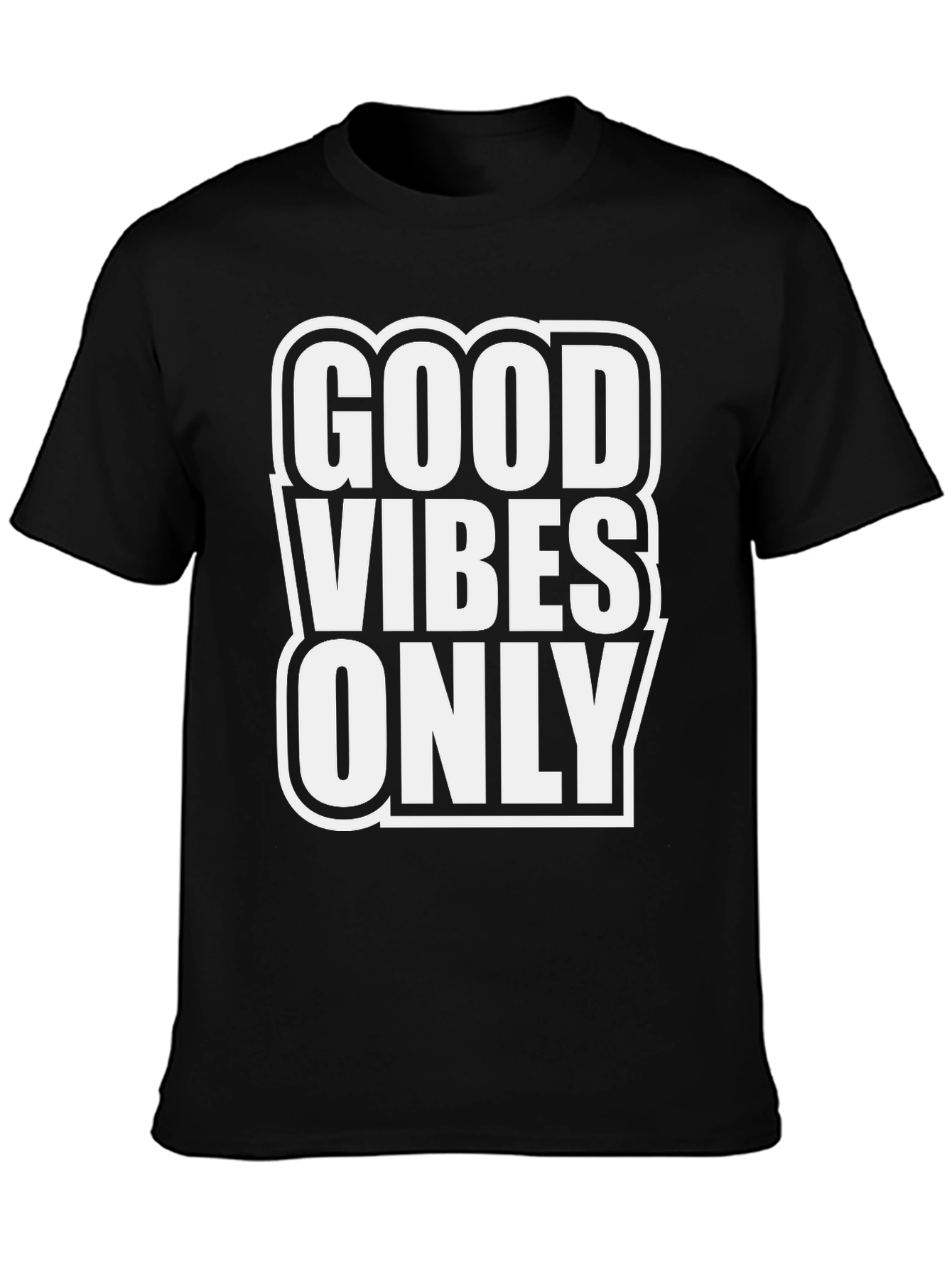 Good Vibes Only Black T-Shirt