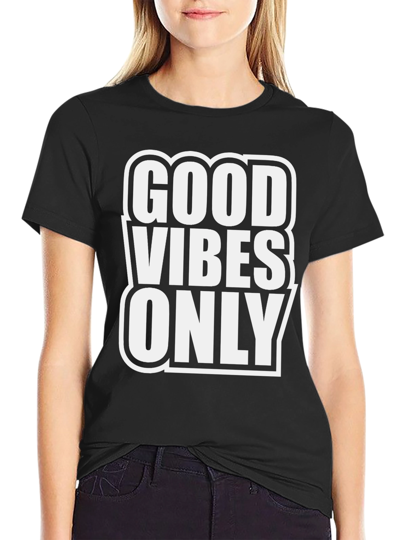Good Vibes Only Black T-Shirt