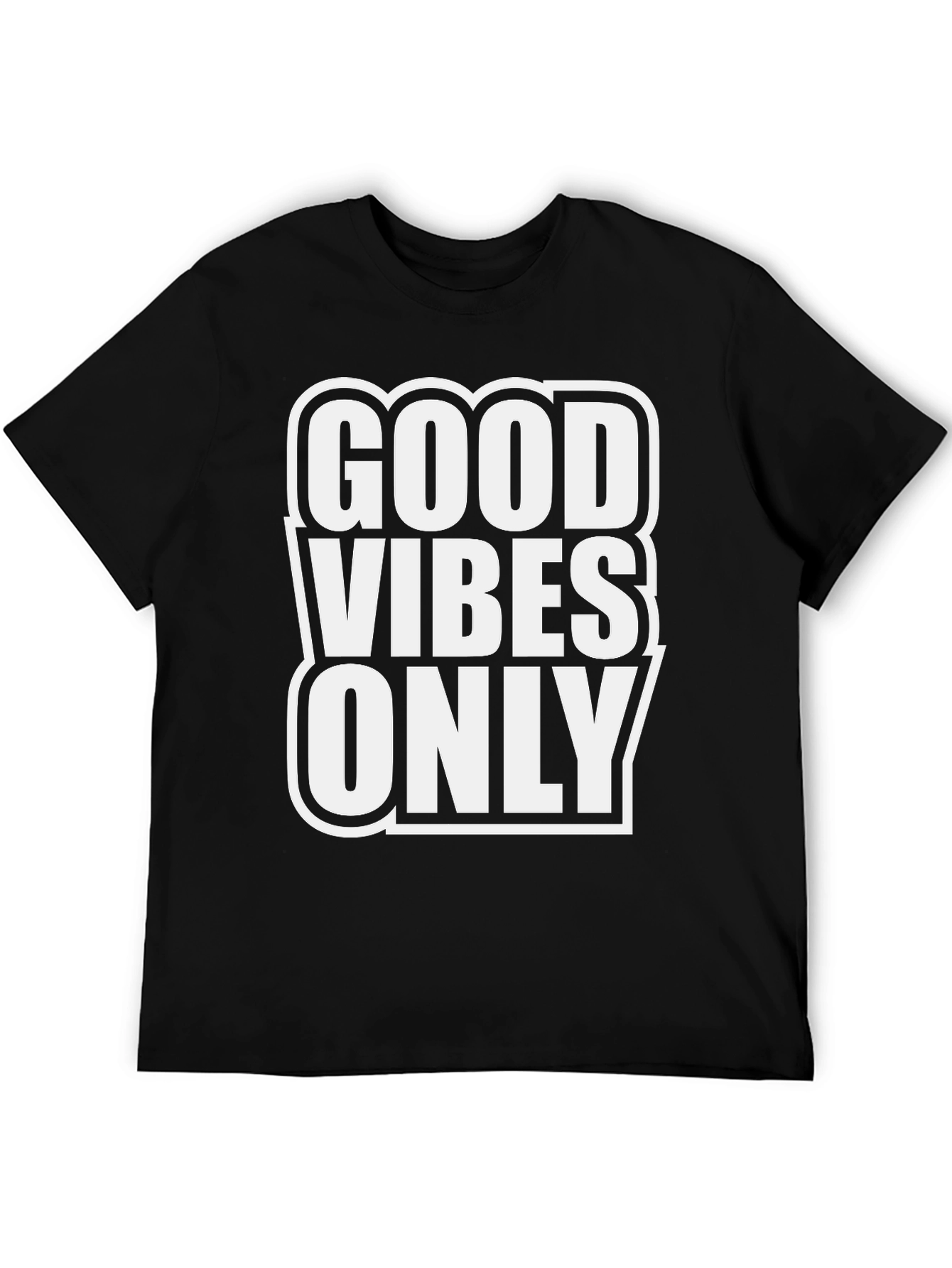 Good Vibes Only Black T-Shirt