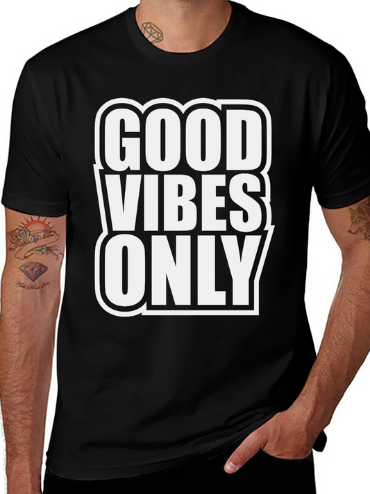 Good Vibes Only Black T-Shirt