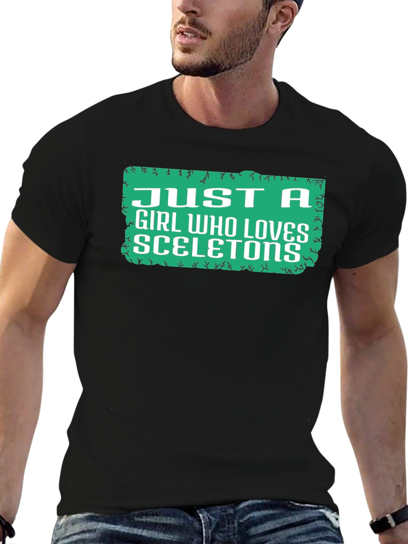 Skeleton Lover Graphic Tee - Novelty Gift