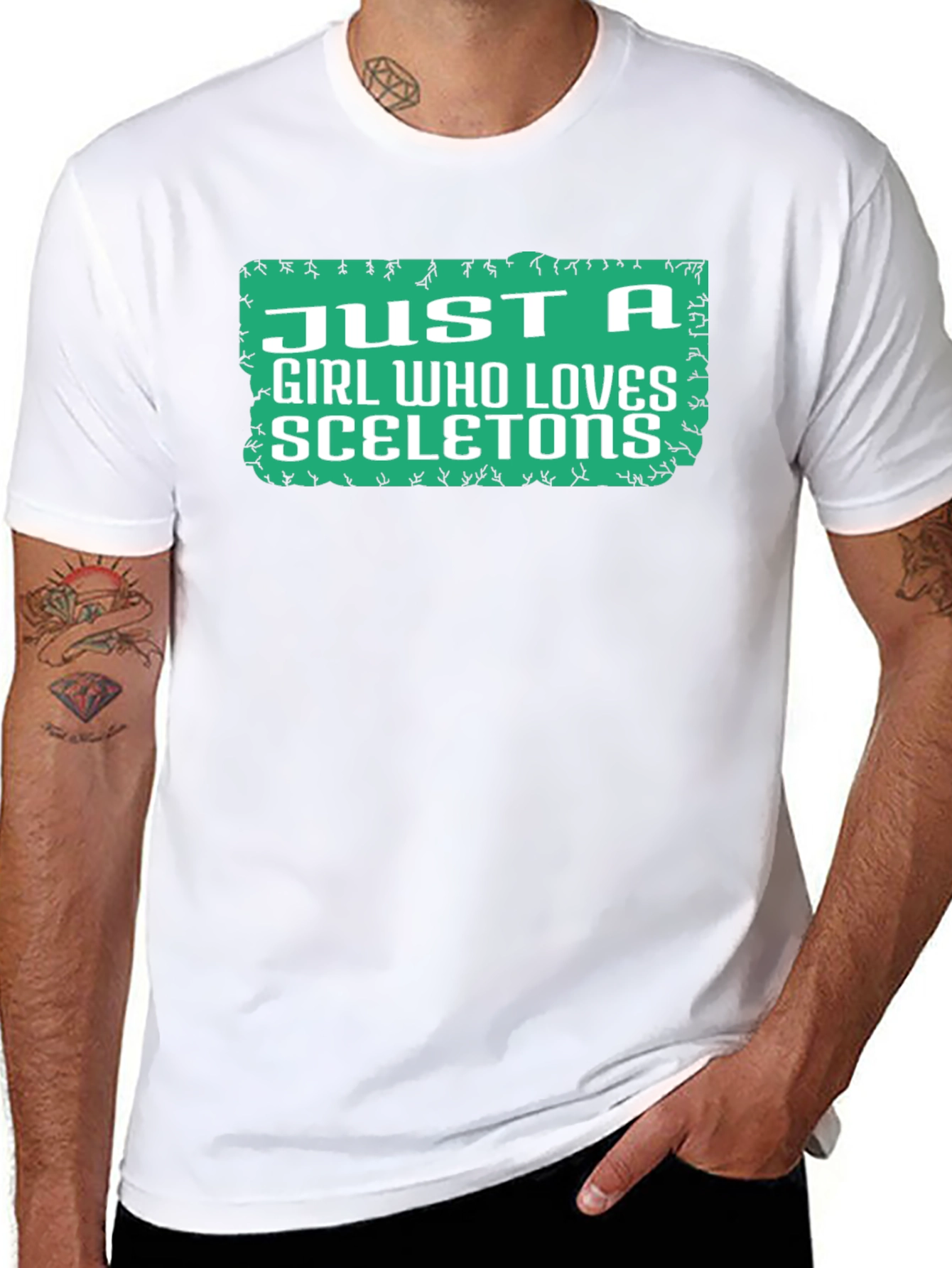 Skeleton Lover Graphic Tee - Novelty Gift