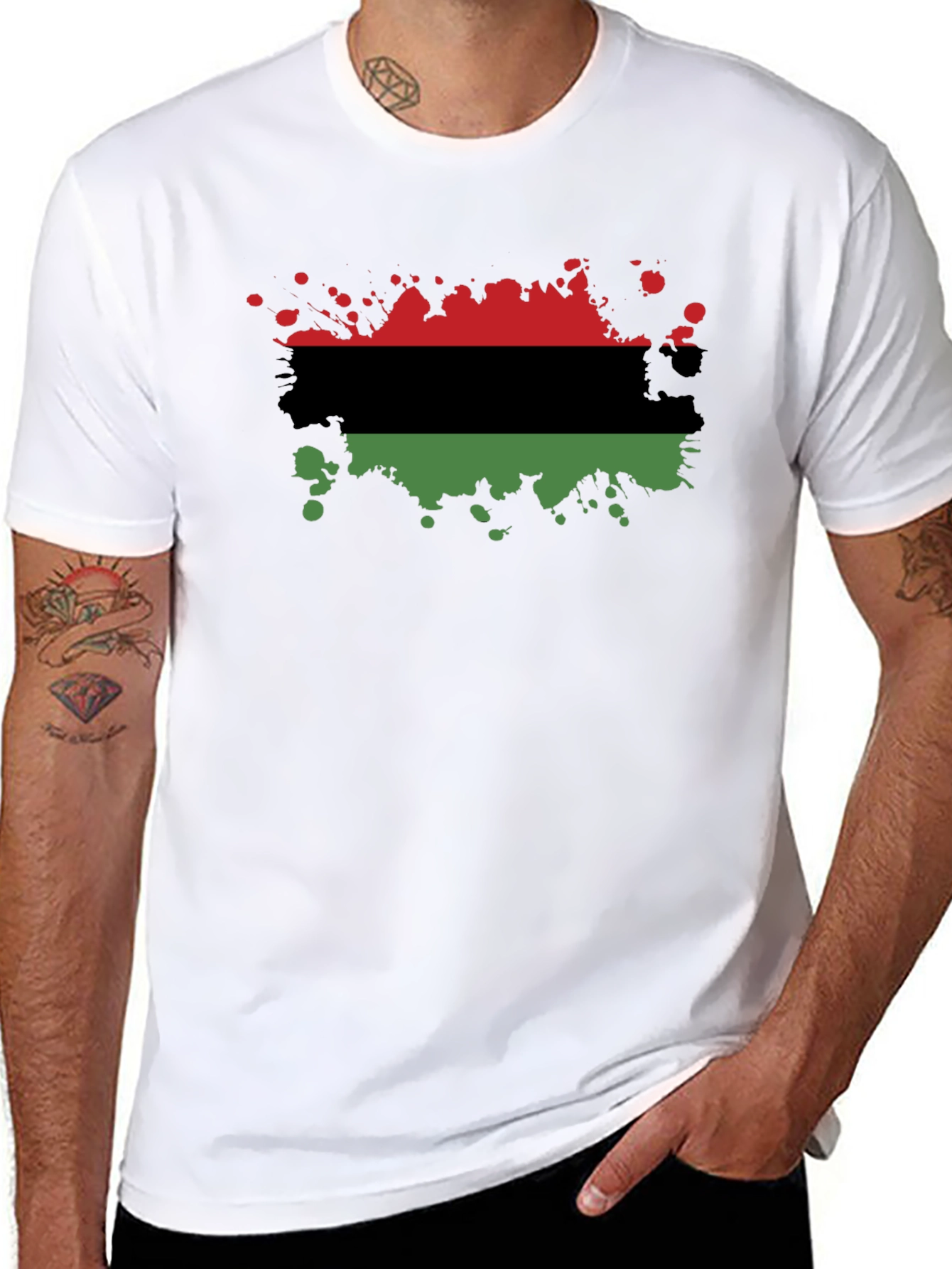 Pan-African Flag T-Shirt - Black Pride Tee