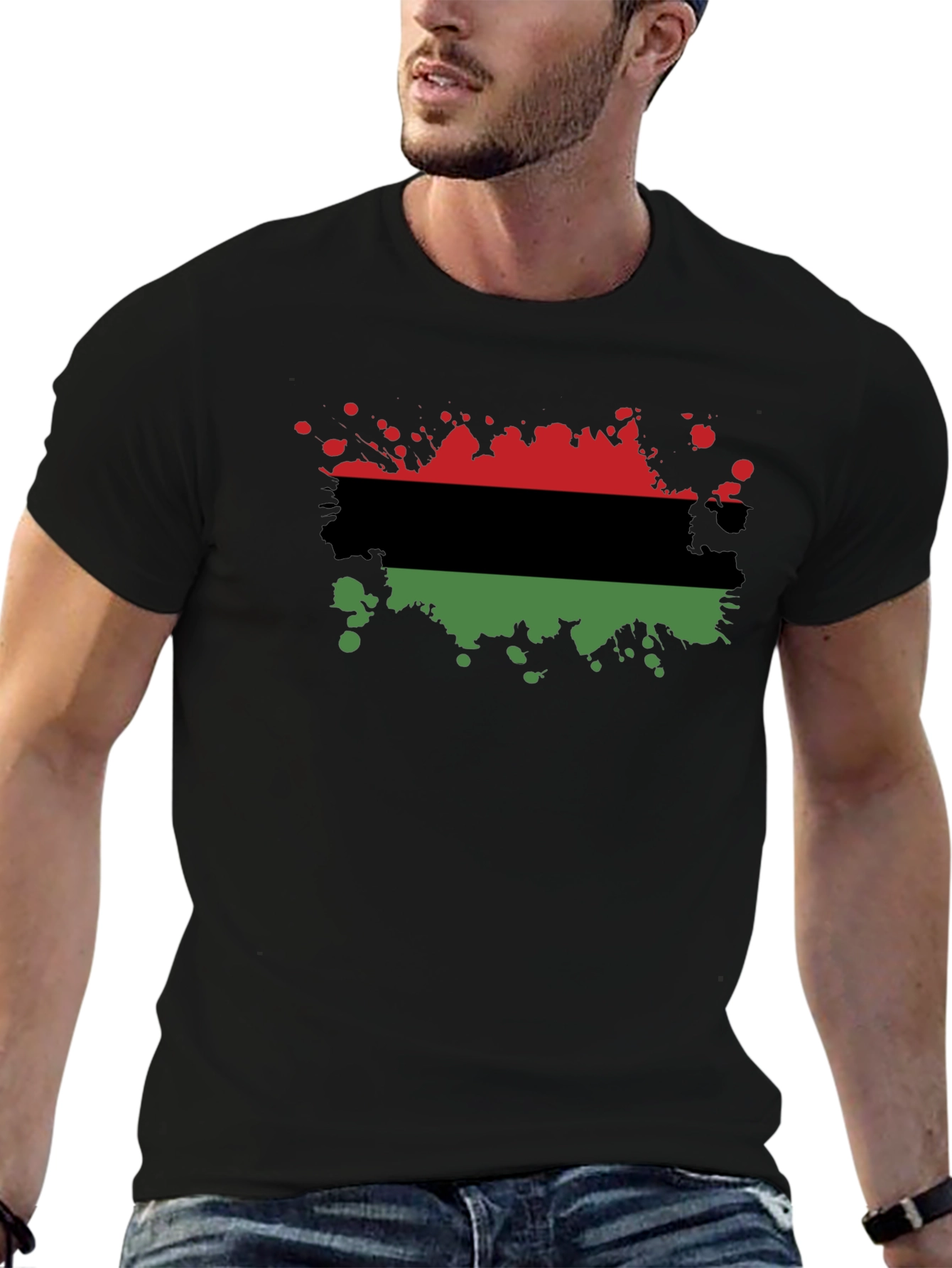 Pan-African Flag T-Shirt - Black Pride Tee
