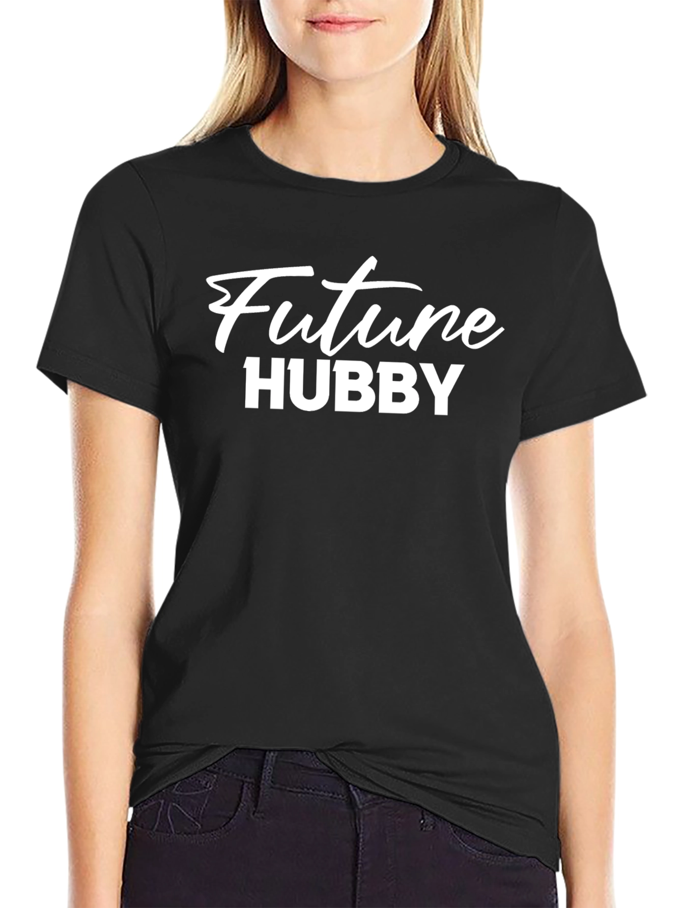 Future Hubby Black T-Shirt Groom Gift