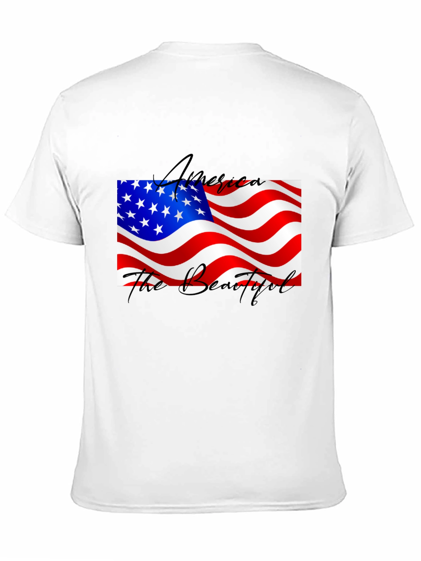 America The Beautiful Patriotic T-Shirt