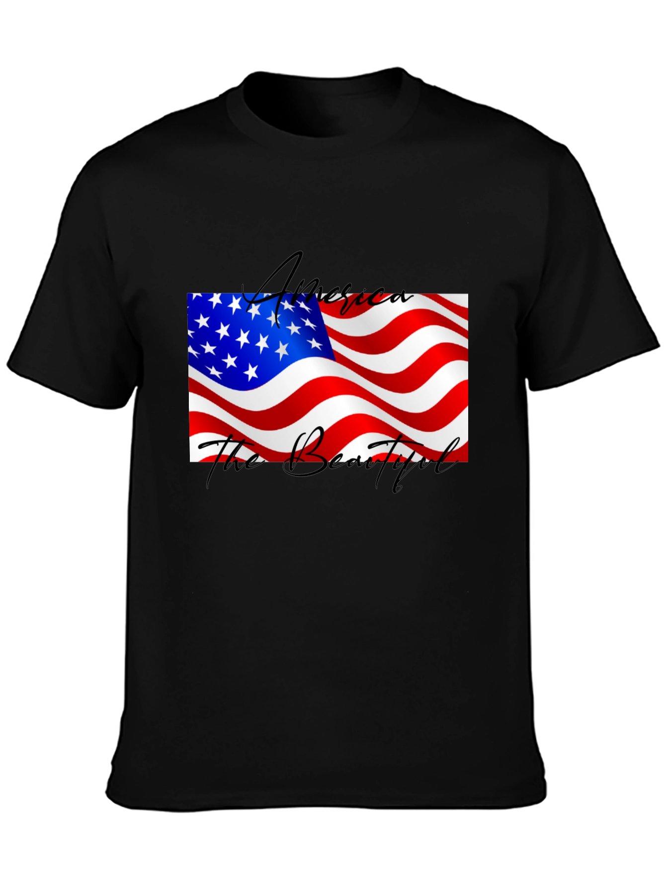 America The Beautiful Patriotic T-Shirt