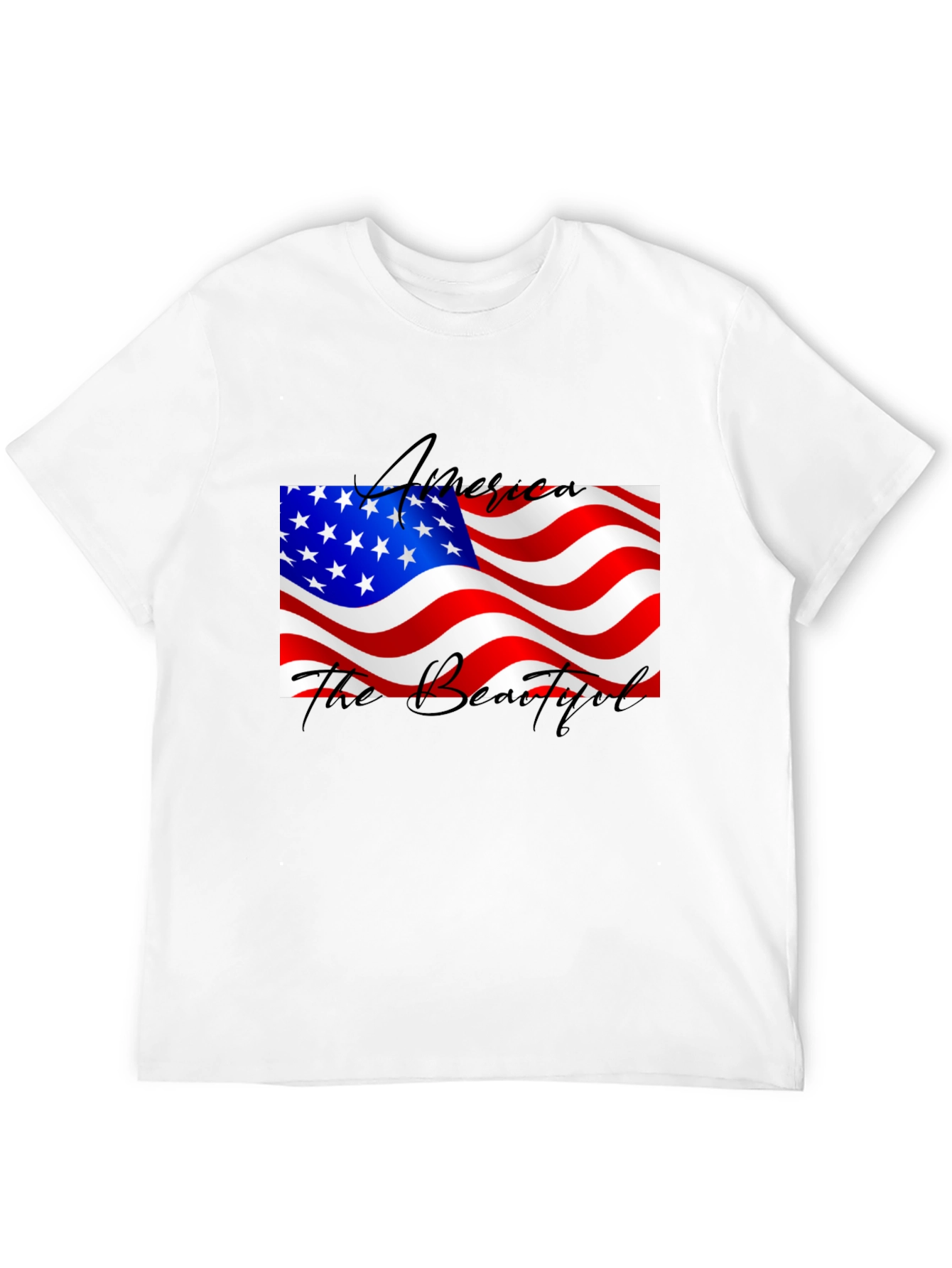 America The Beautiful Patriotic T-Shirt