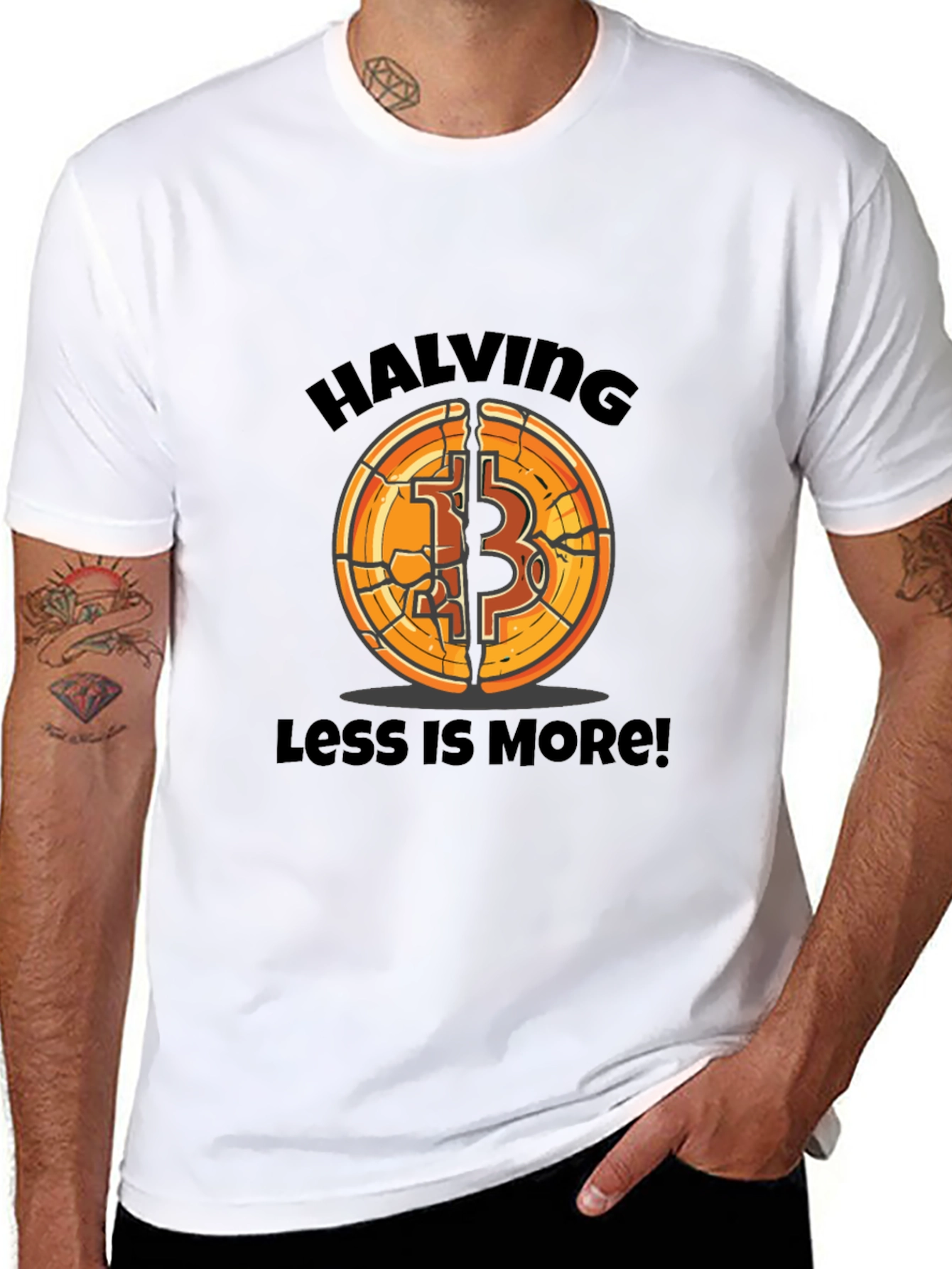Bitcoin Halving Tee - Less is More!