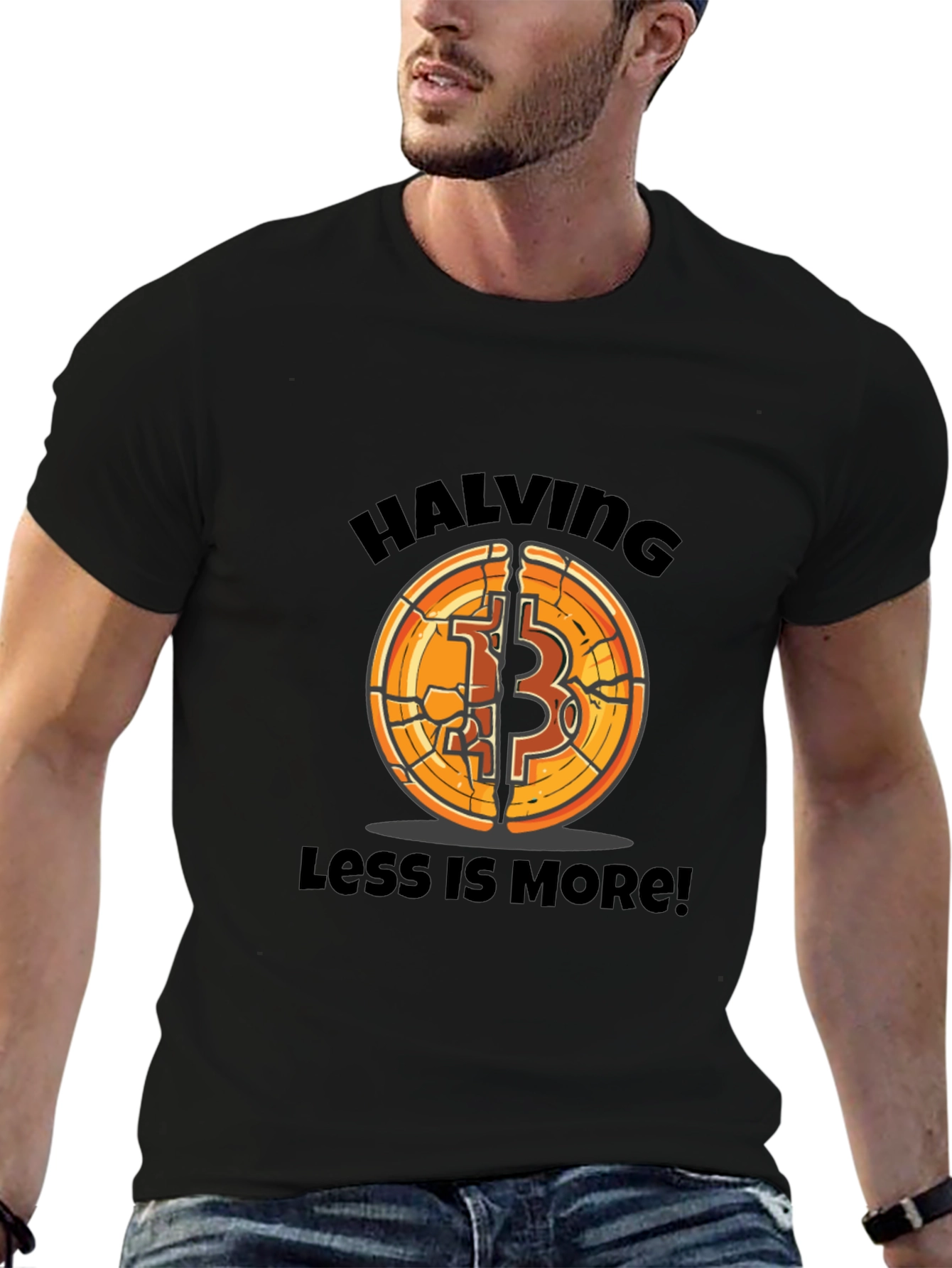 Bitcoin Halving Tee - Less is More!