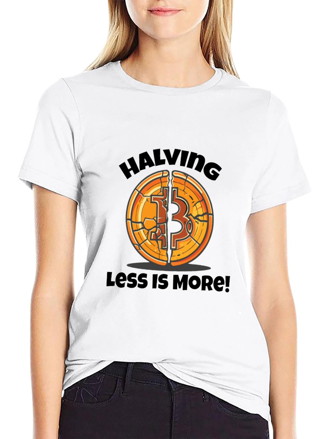 Bitcoin Halving Tee - Less is More!