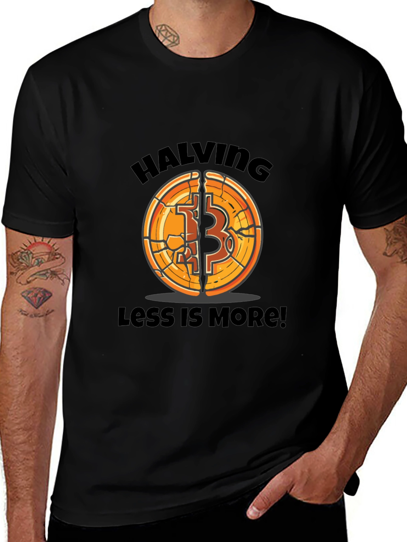 Bitcoin Halving Tee - Less is More!