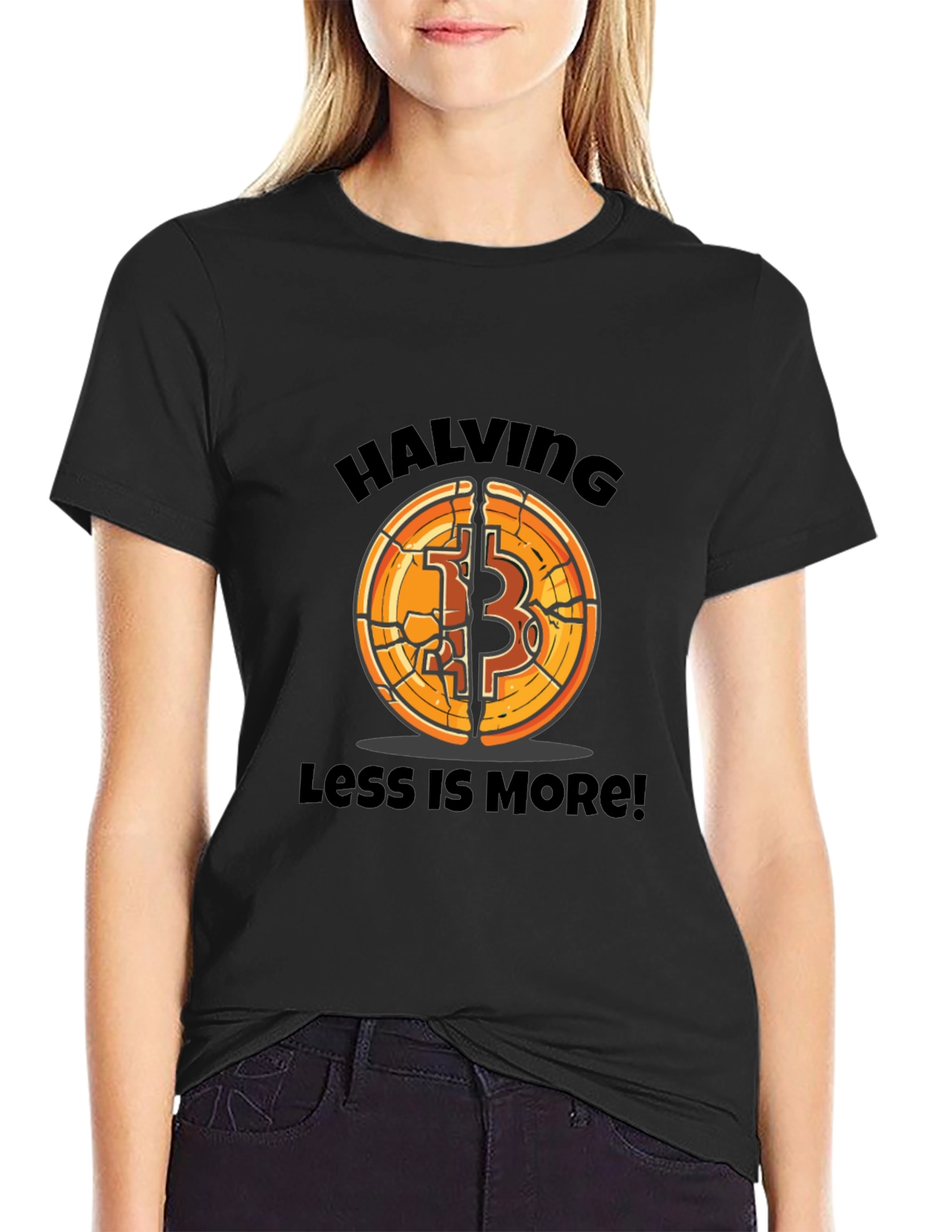Bitcoin Halving Tee - Less is More!