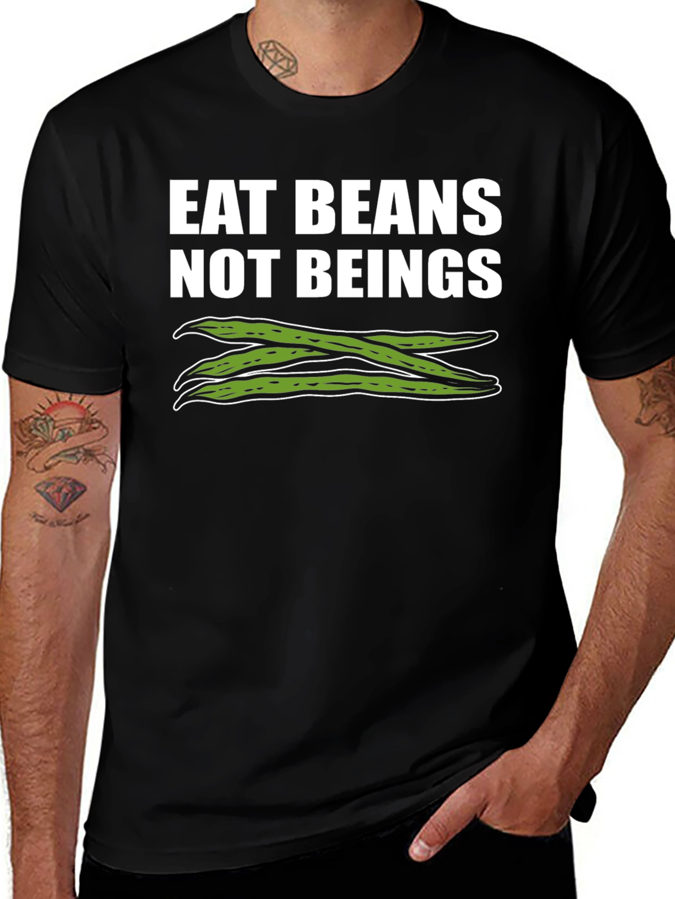 Eat Beans Not Beings T-Shirt
