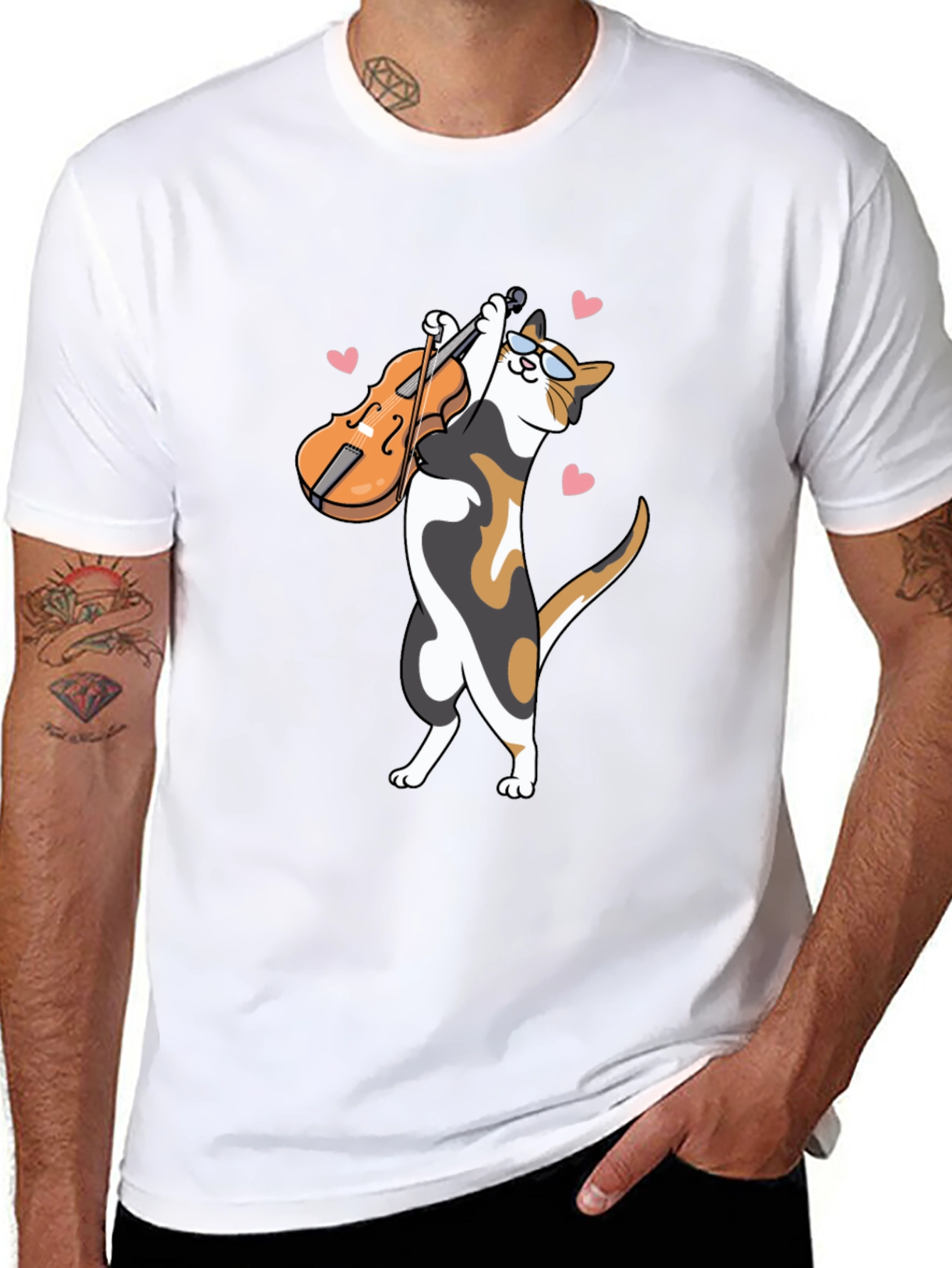 Cat Violinist T-Shirt