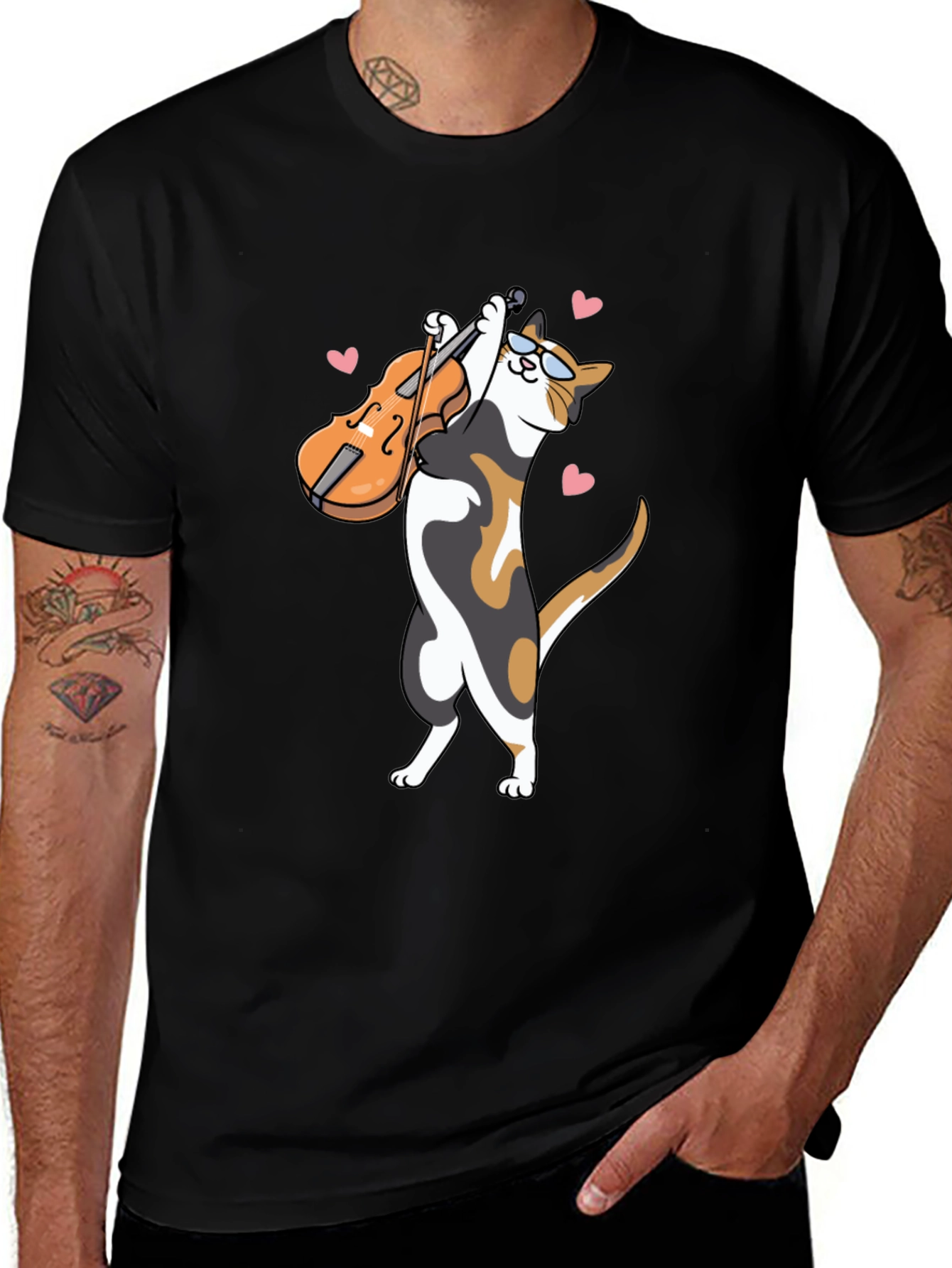 Cat Violinist T-Shirt