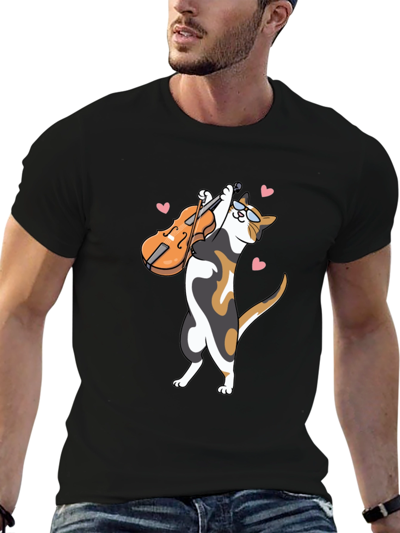 Cat Violinist T-Shirt