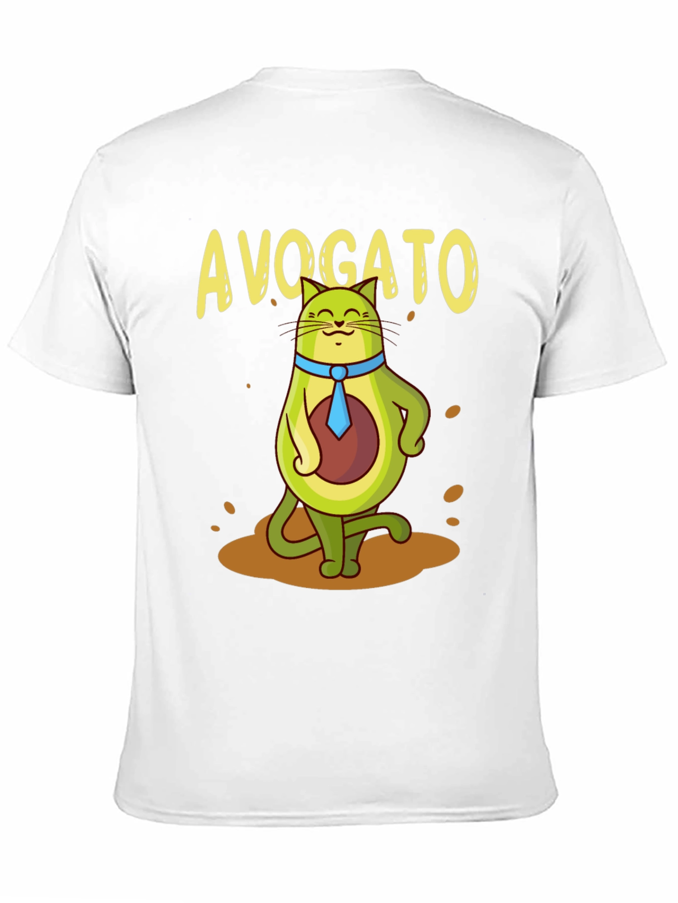 Avogato Funny T-Shirt | Avocado Cat Graphic Tee