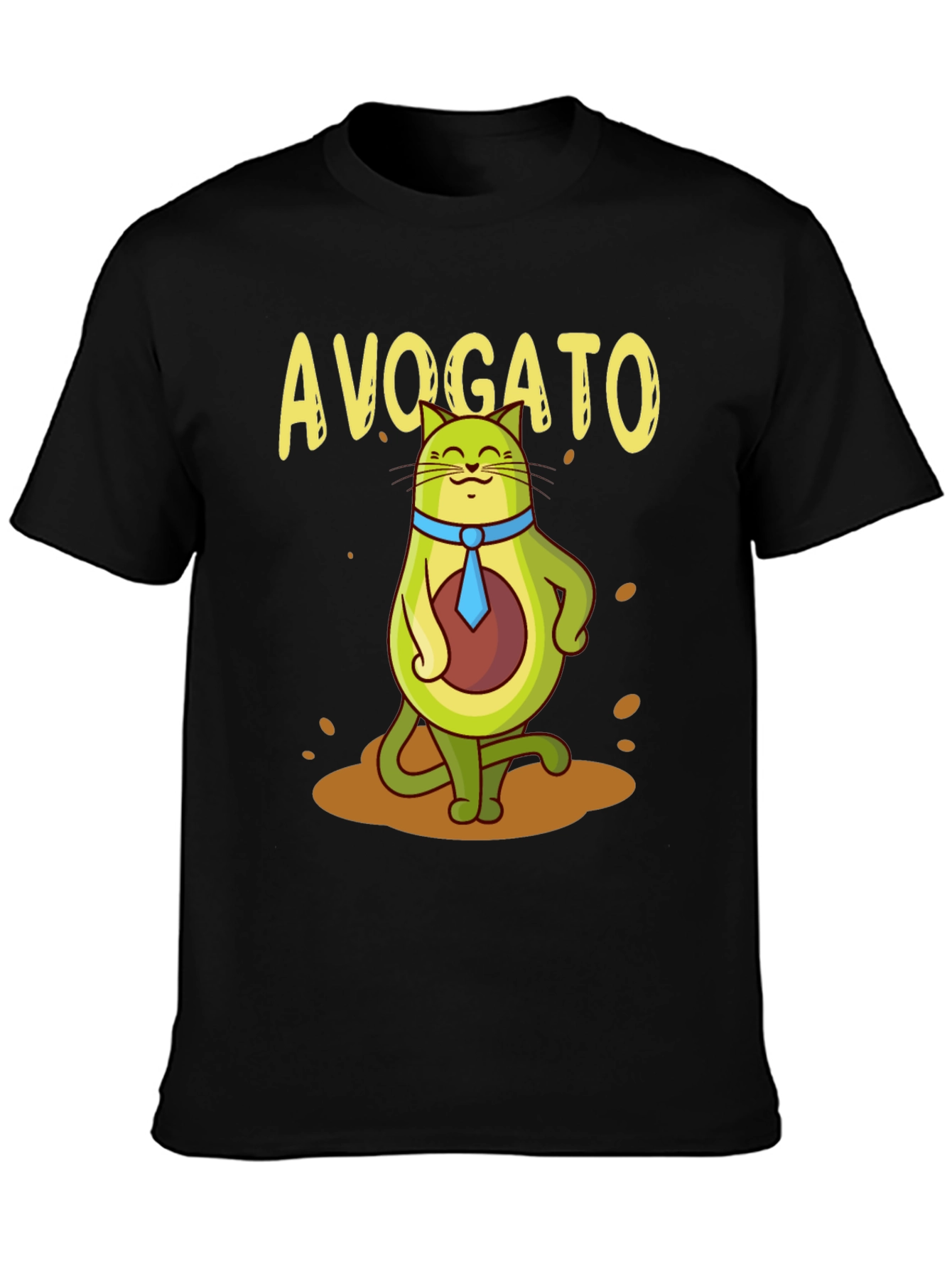 Avogato Funny T-Shirt | Avocado Cat Graphic Tee