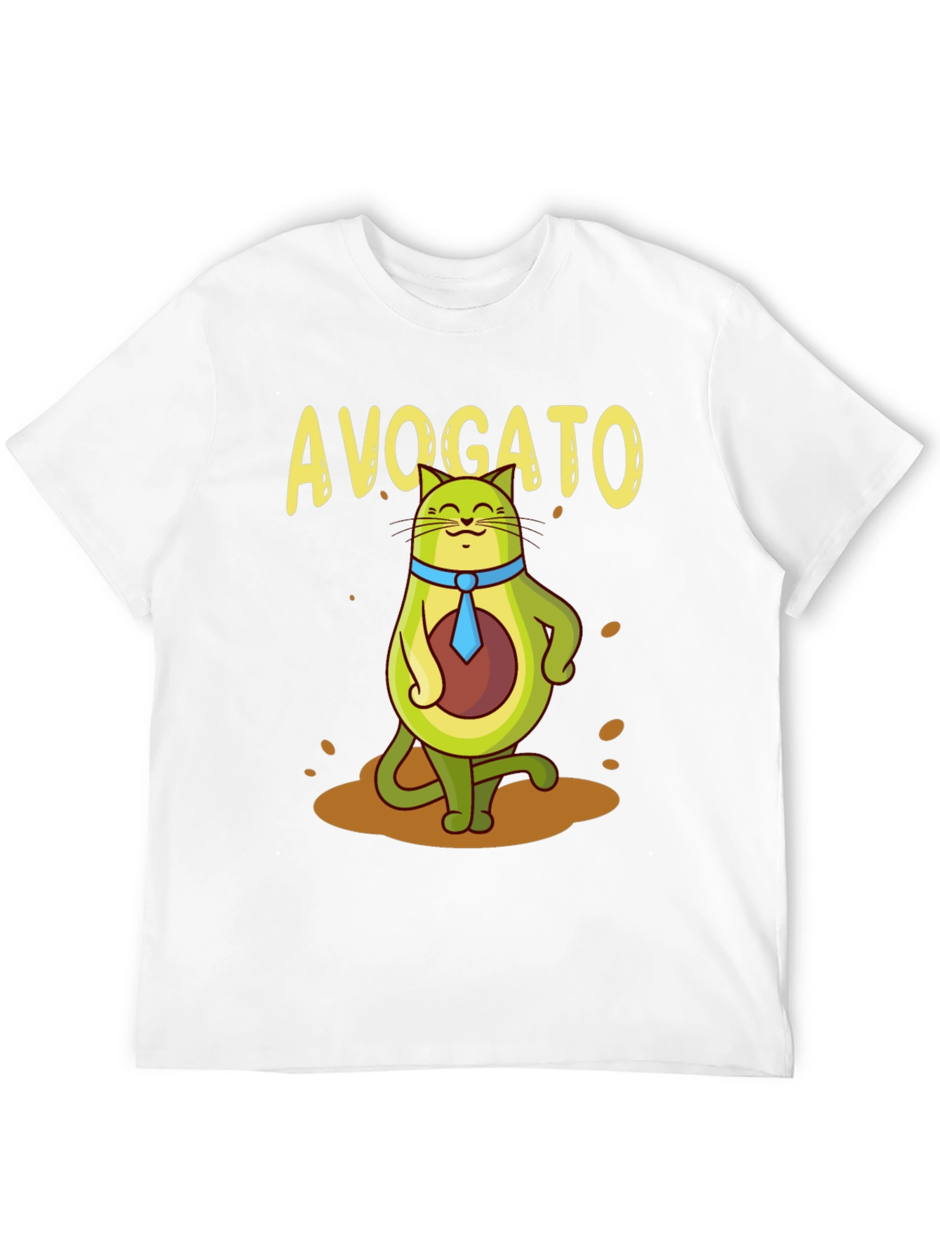 Avogato Funny T-Shirt | Avocado Cat Graphic Tee