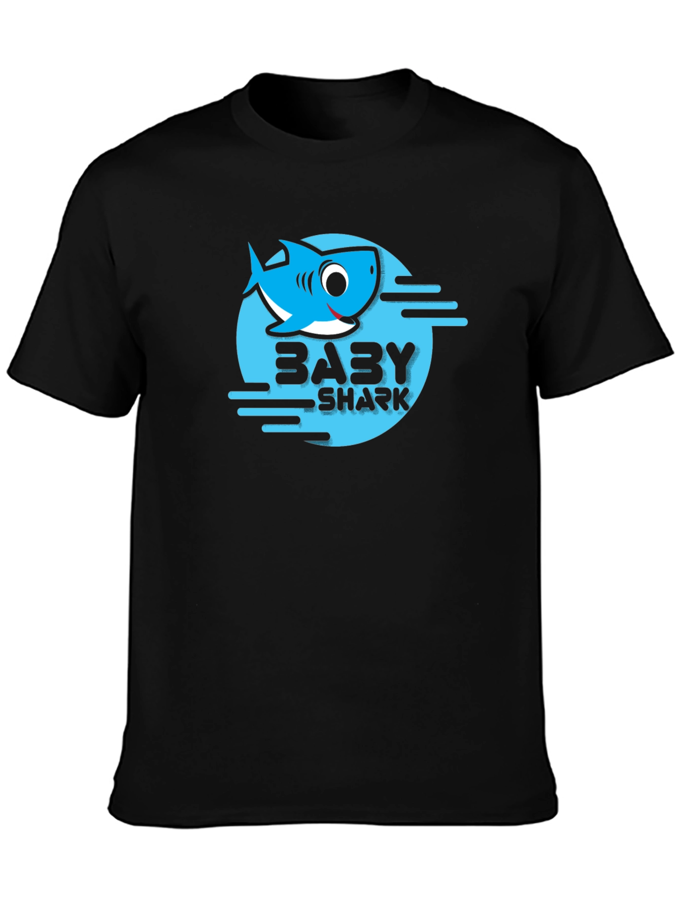 Baby Shark Graphic Black T-Shirt