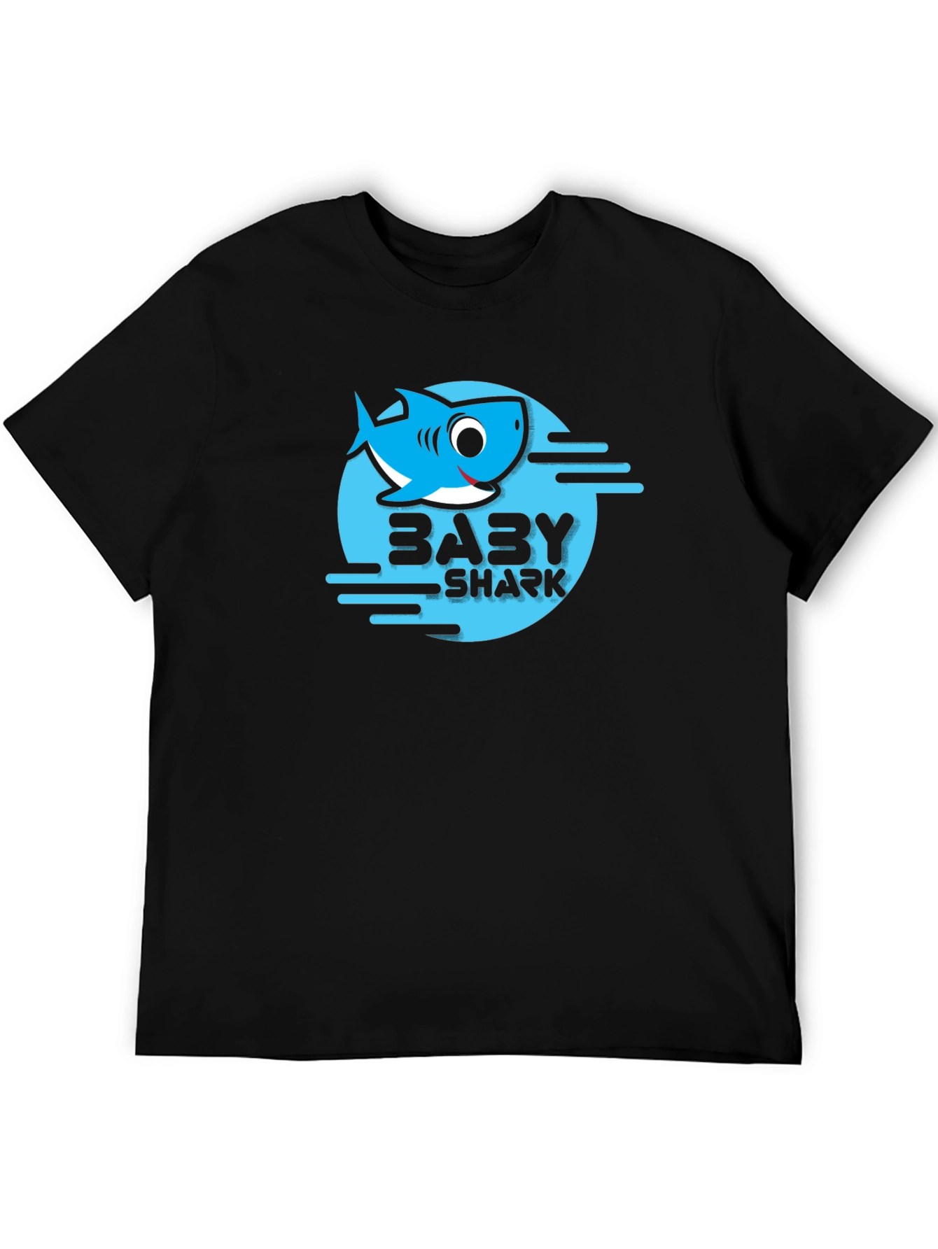 Baby Shark Graphic Black T-Shirt