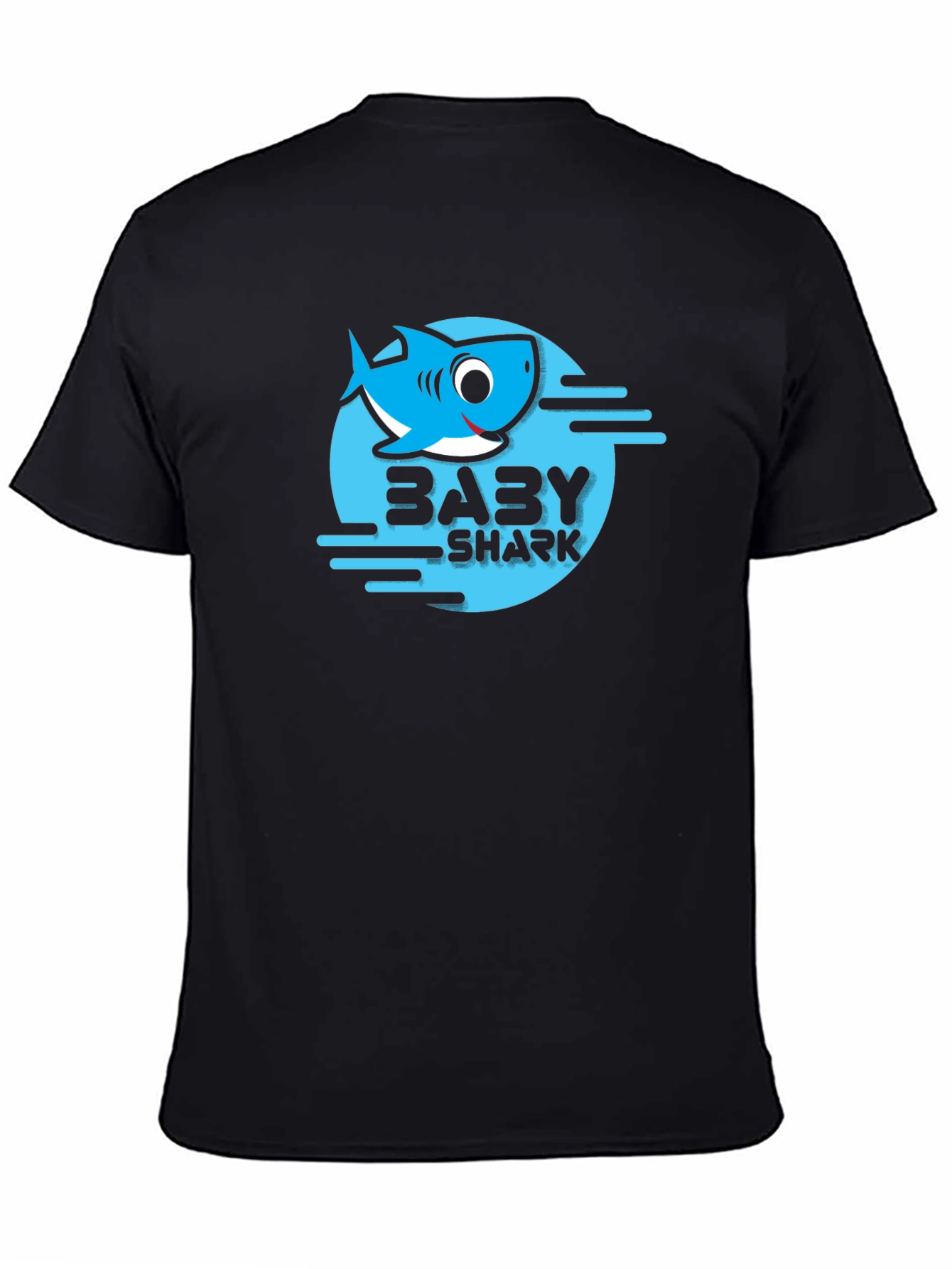 Baby Shark Graphic Black T-Shirt