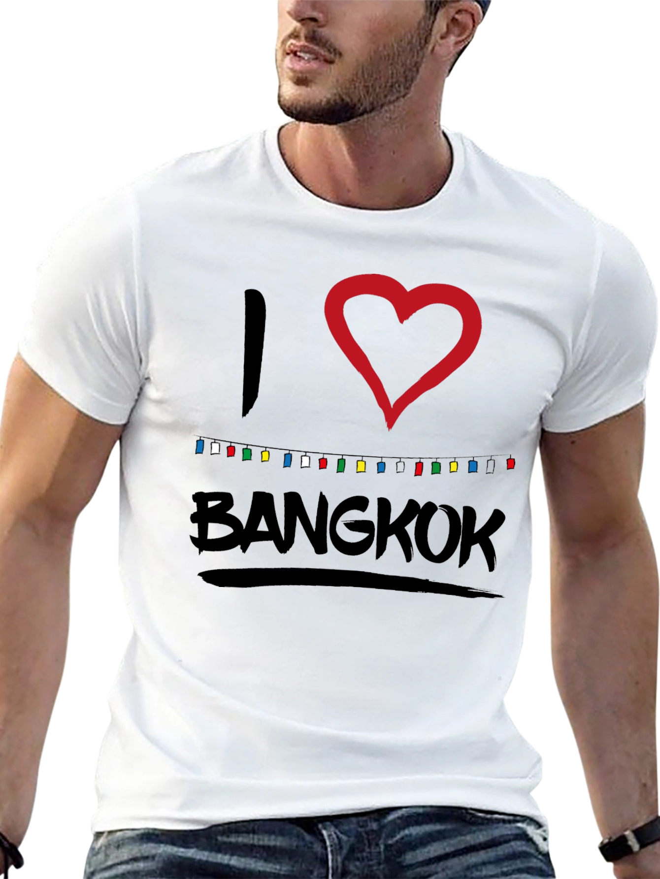 I Love Bangkok T-Shirt - Stylish Souvenir Tee