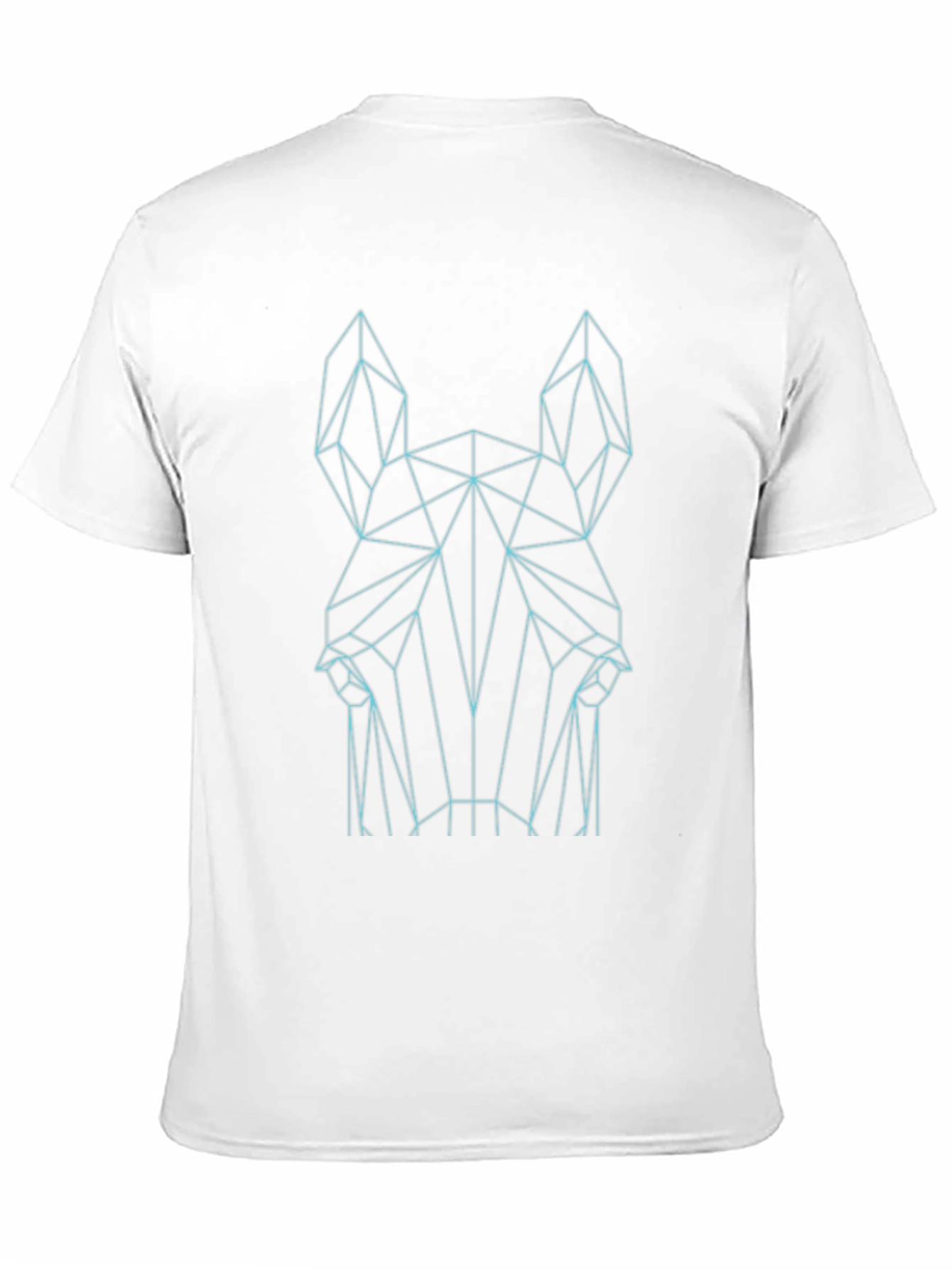 Geometric Horse Graphic Tee - Stylish Black T-Shirt
