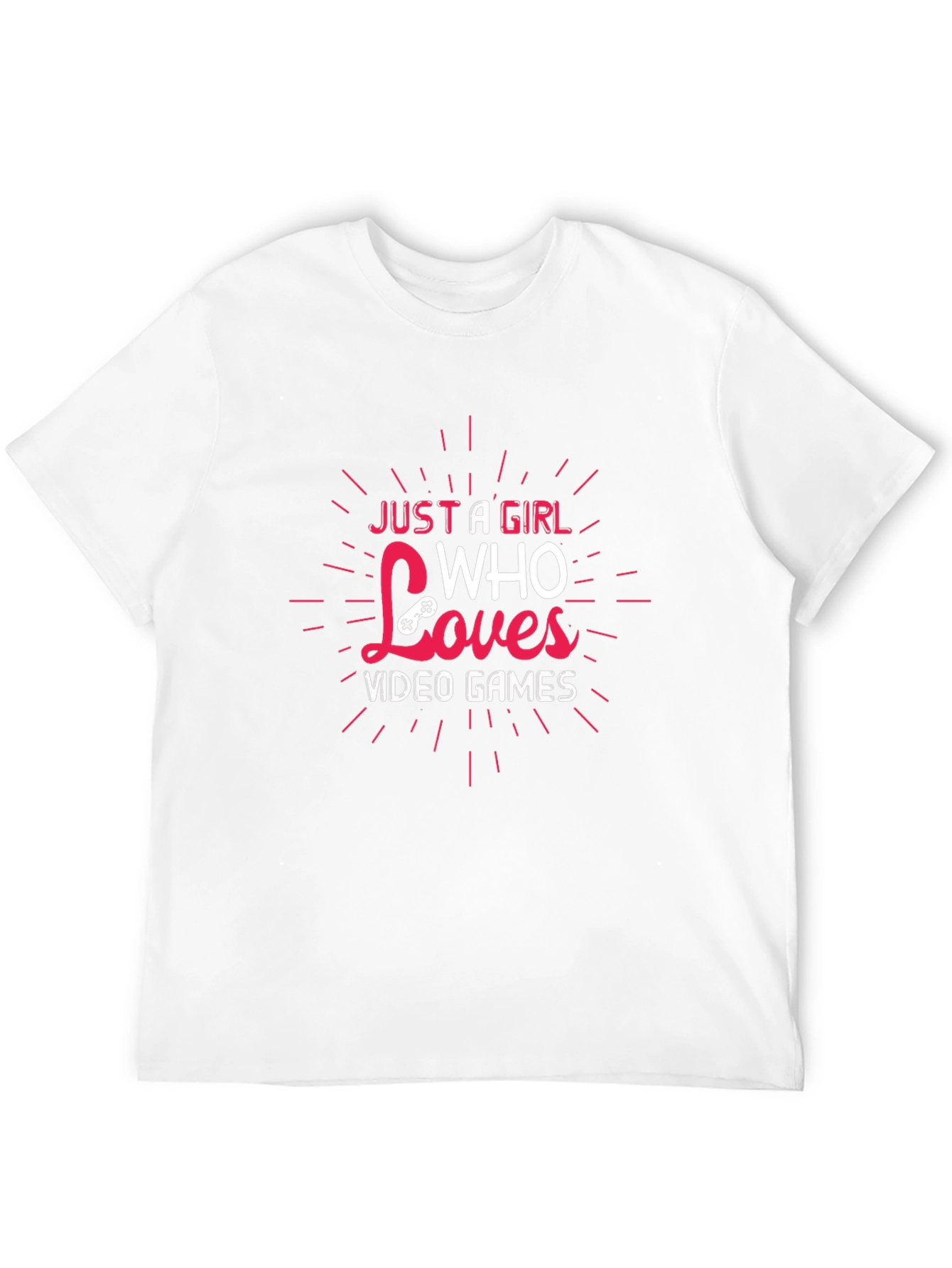 Just A Girl Who Loves Video Games T-Shirt