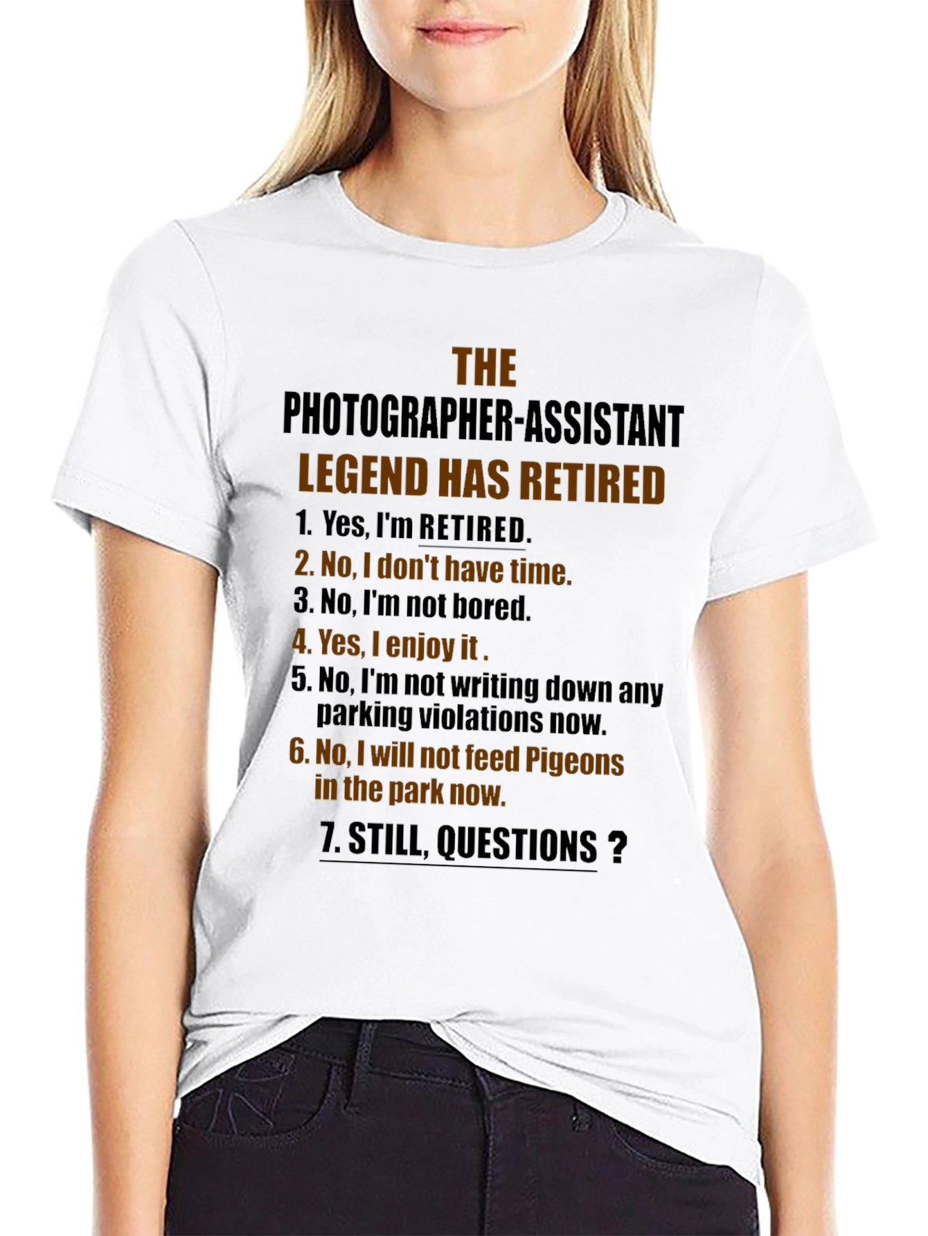 Retired Photographer Assistant T-Shirt