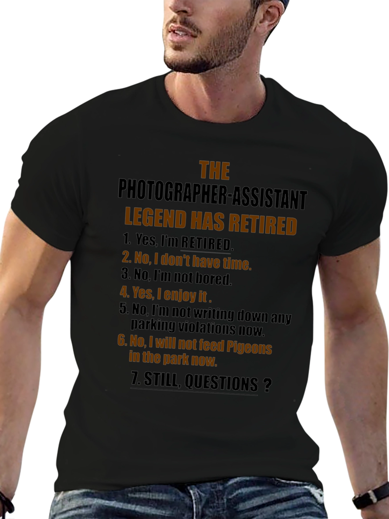 Retired Photographer Assistant T-Shirt