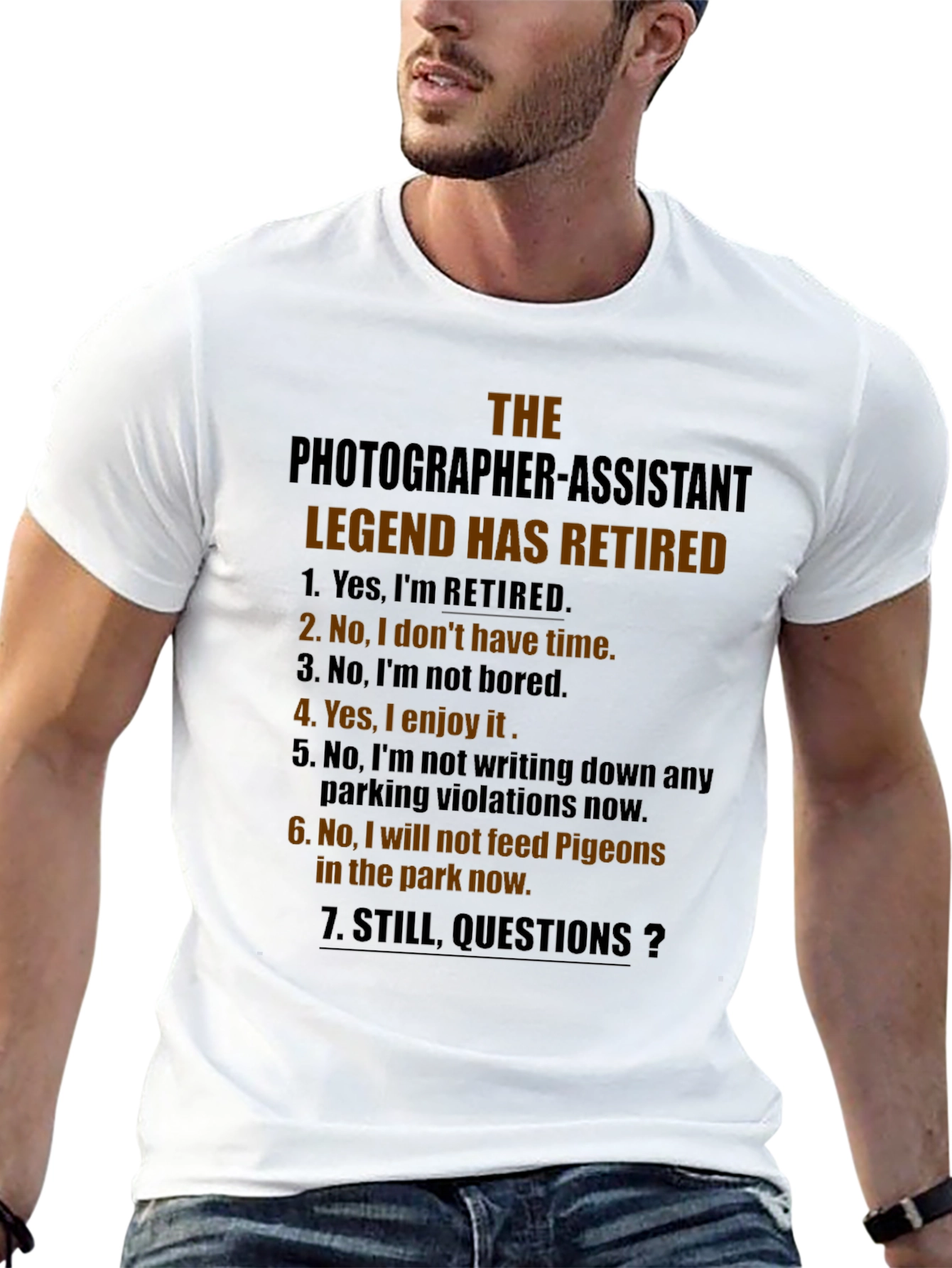 Retired Photographer Assistant T-Shirt
