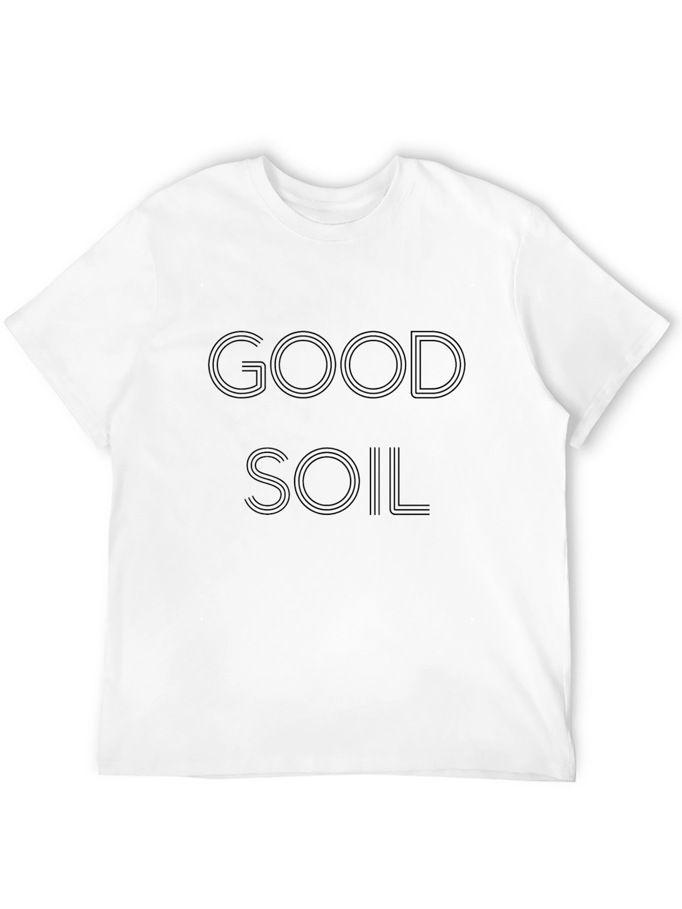 Good Soil Graphic Tee - Black Cotton T-Shirt
