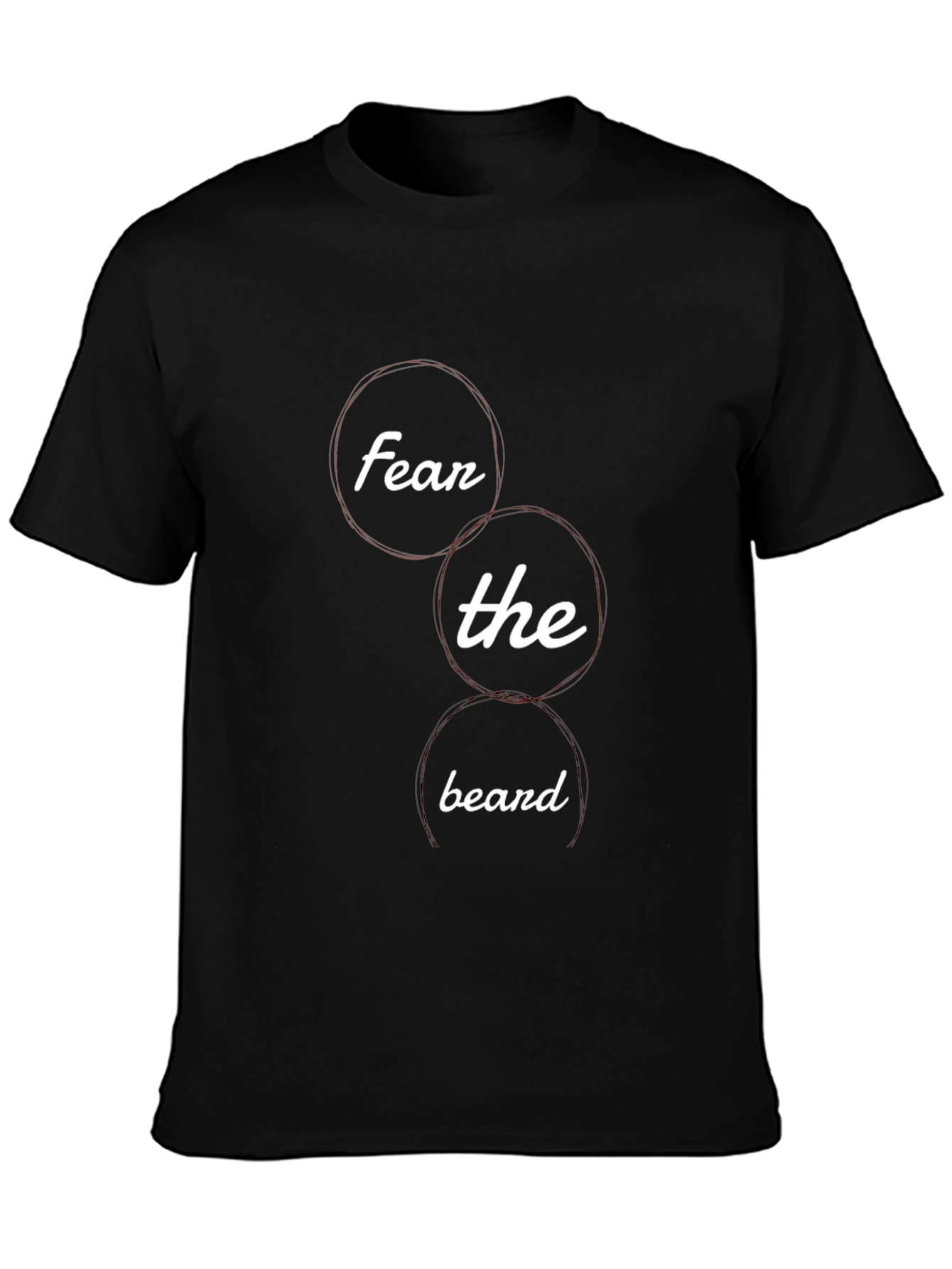 Fear the Beard Graphic Tee - Black