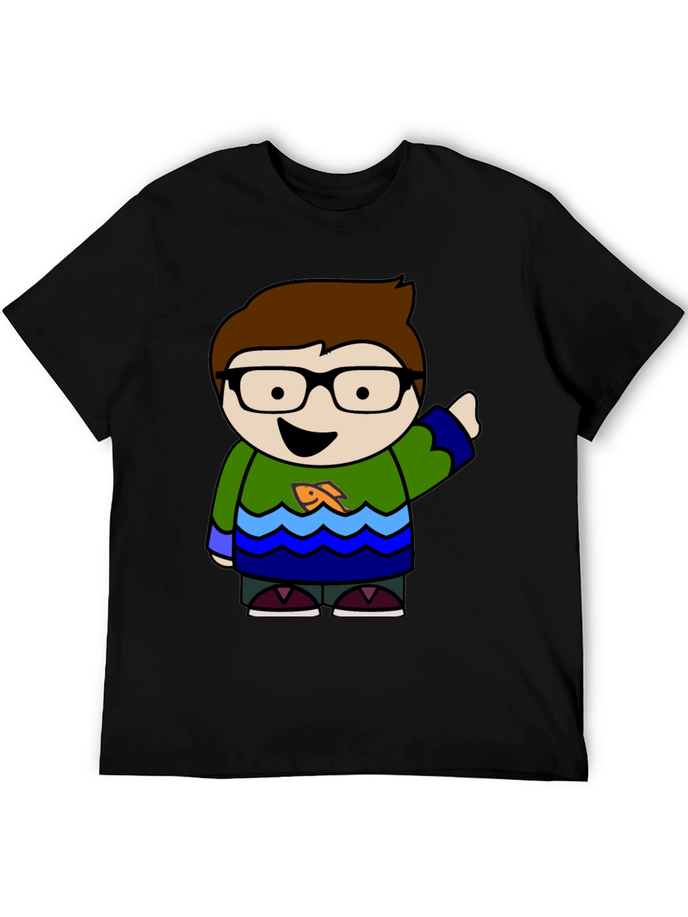 Cartoon Character Graphic T-Shirt
