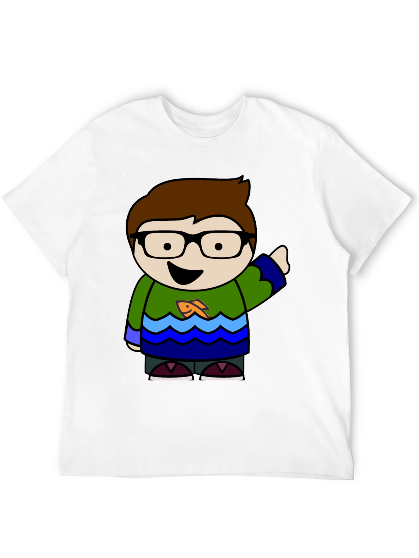 Cartoon Character Graphic T-Shirt